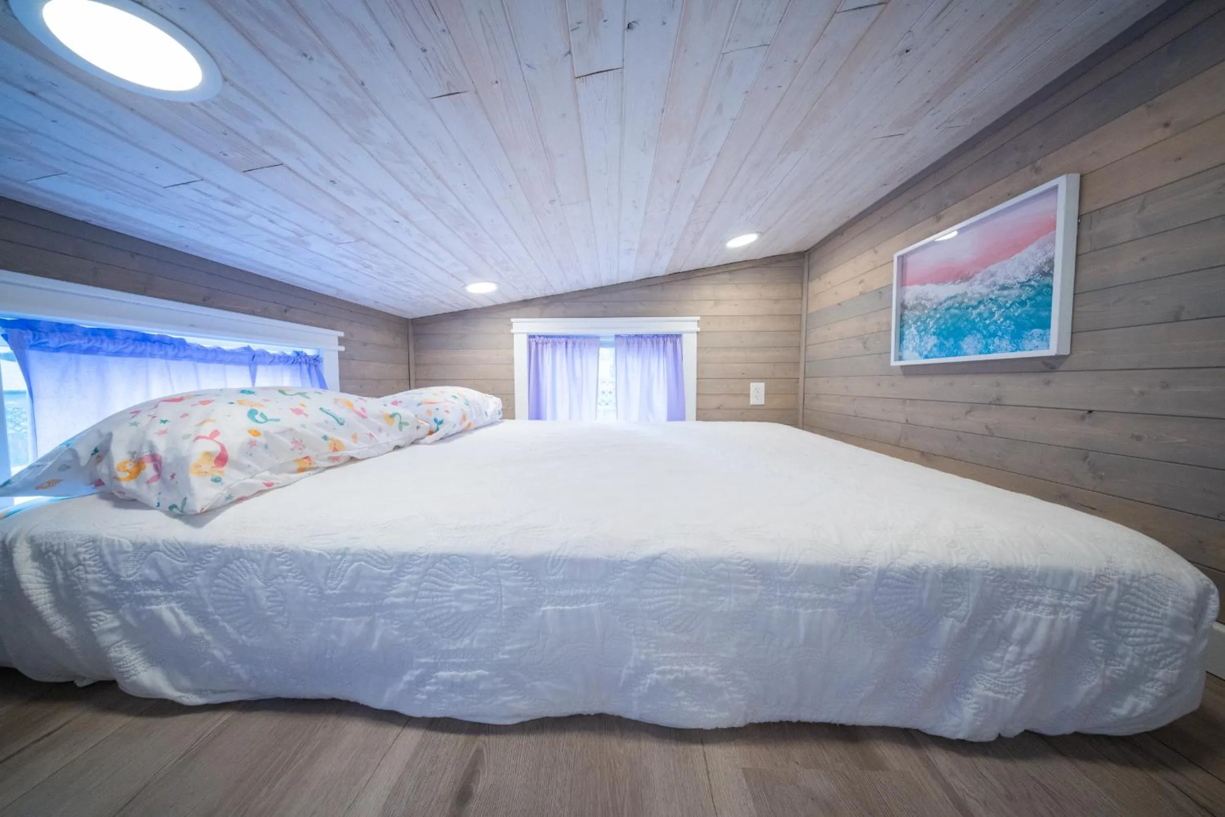 Bed in Tiny House Siesta