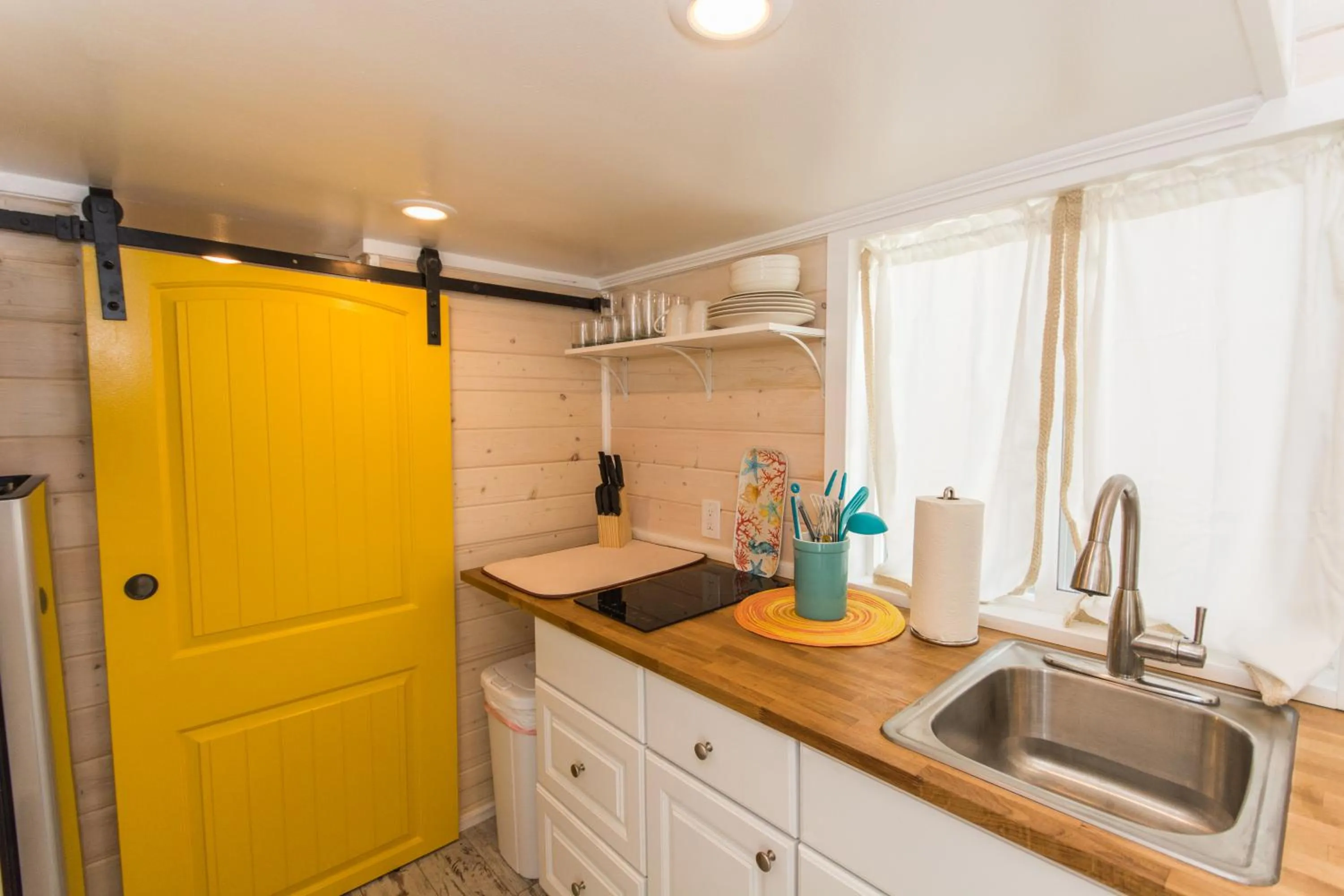 Kitchen or kitchenette in Tiny House Siesta