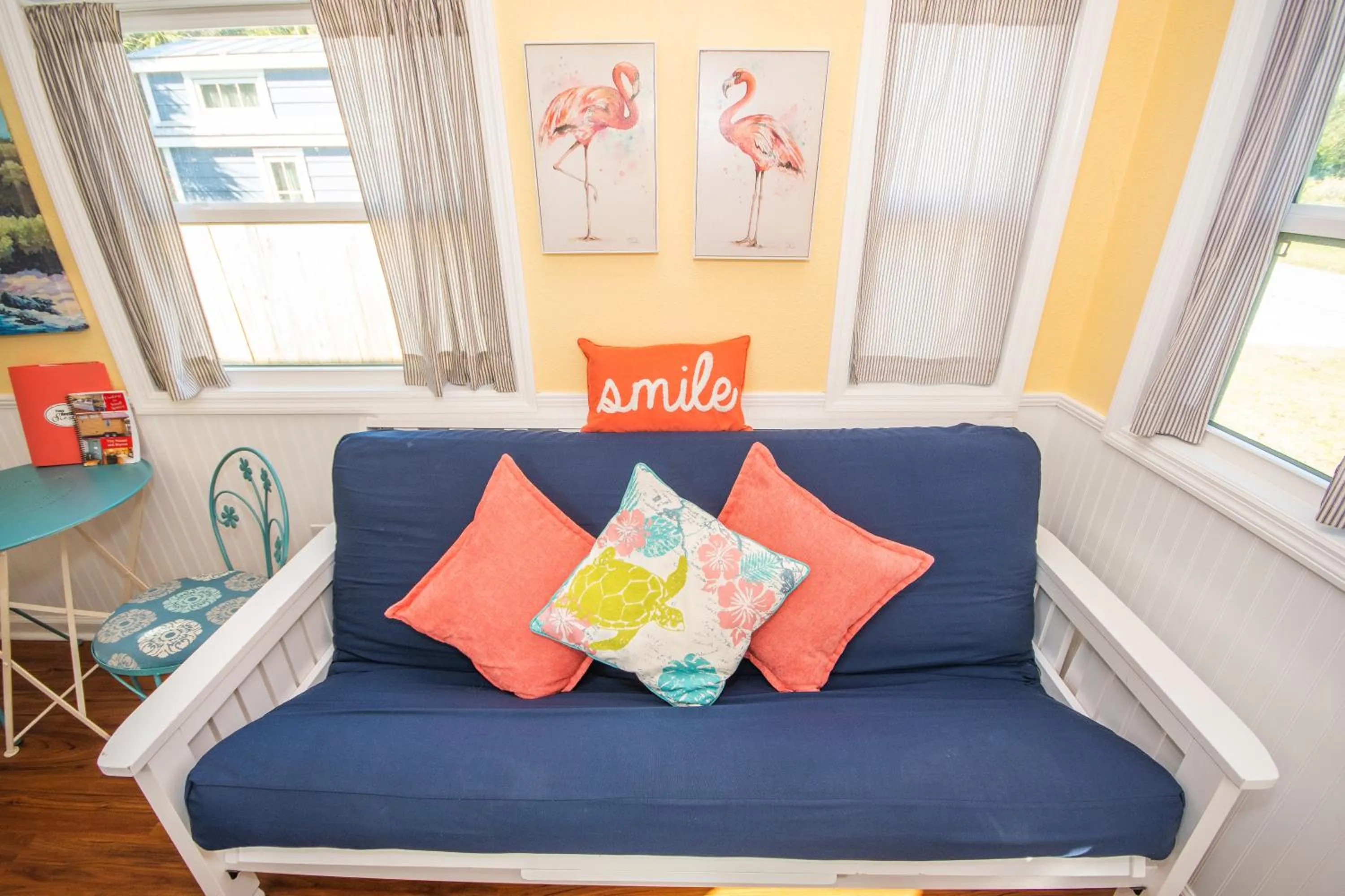 Living room in Tiny House Siesta