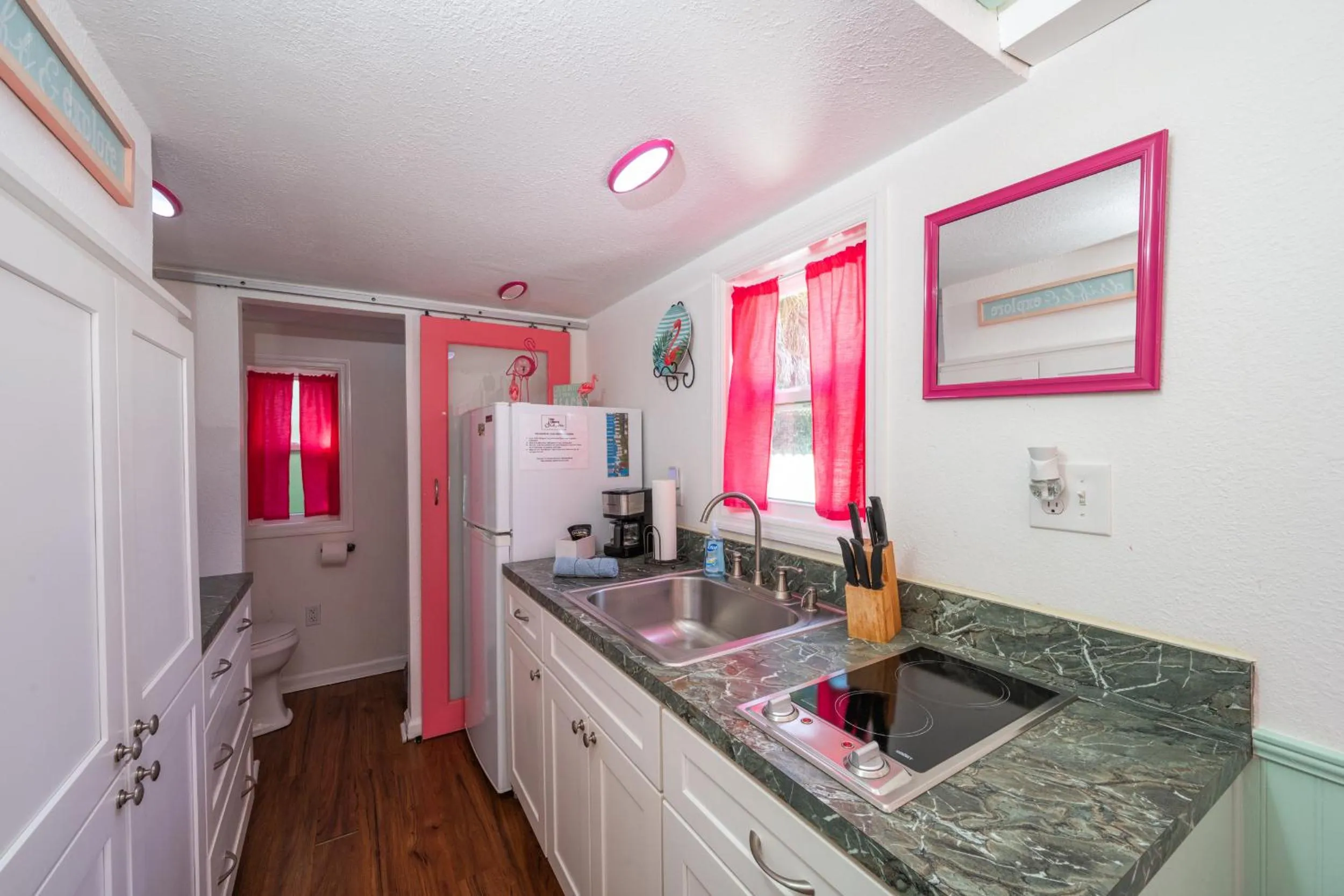 Kitchen or kitchenette in Tiny House Siesta