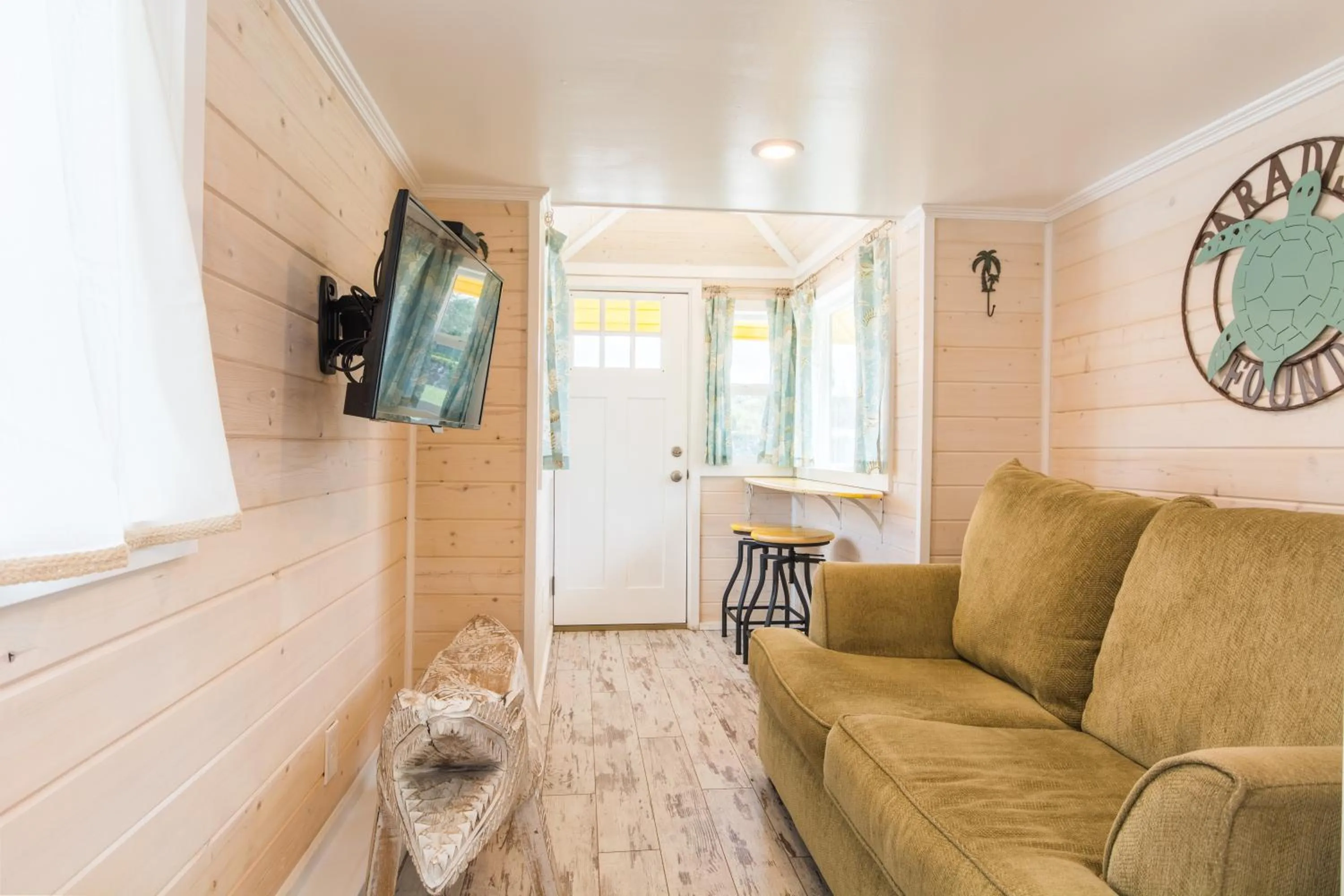 Living room in Tiny House Siesta
