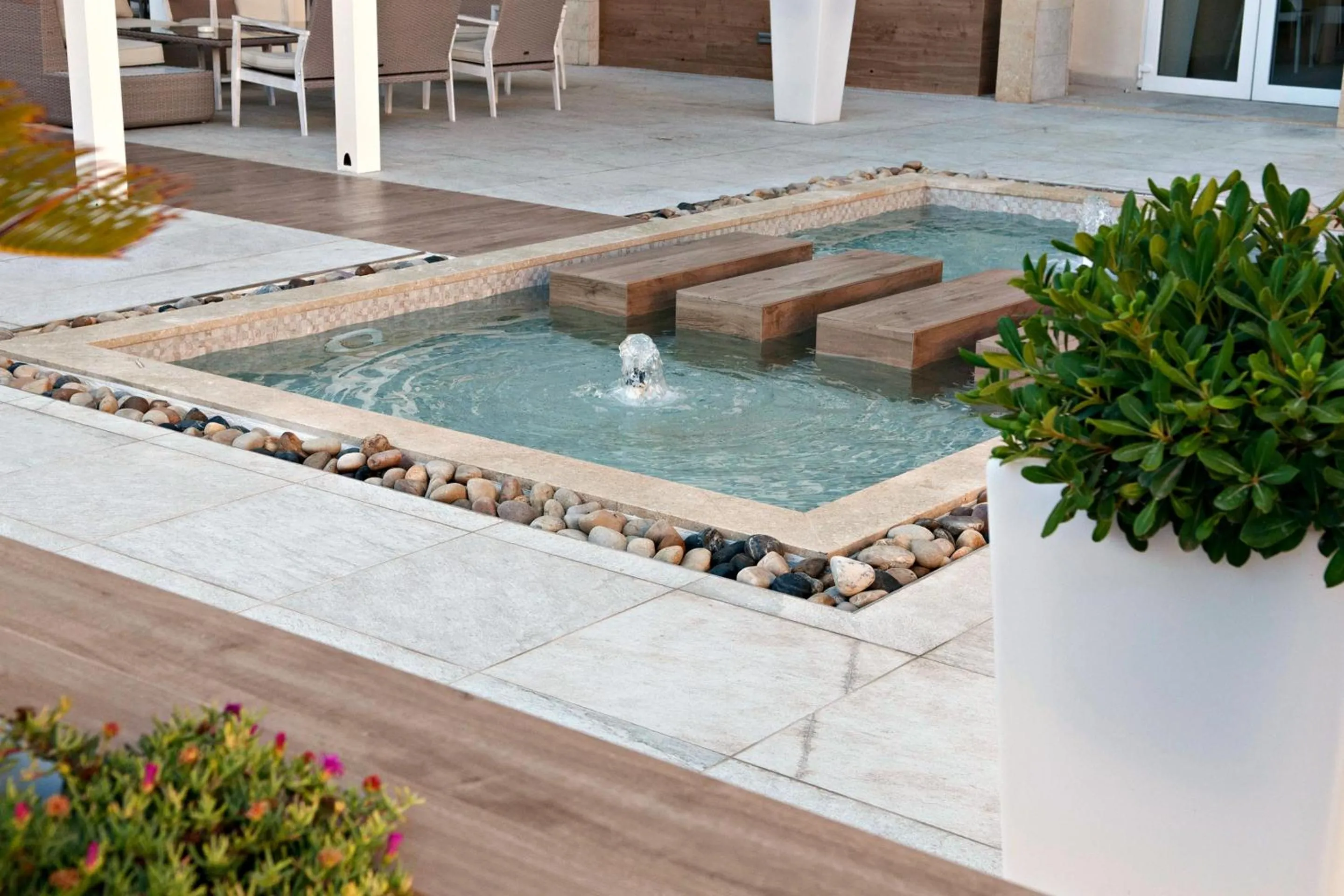 Garden in Hotel Santana