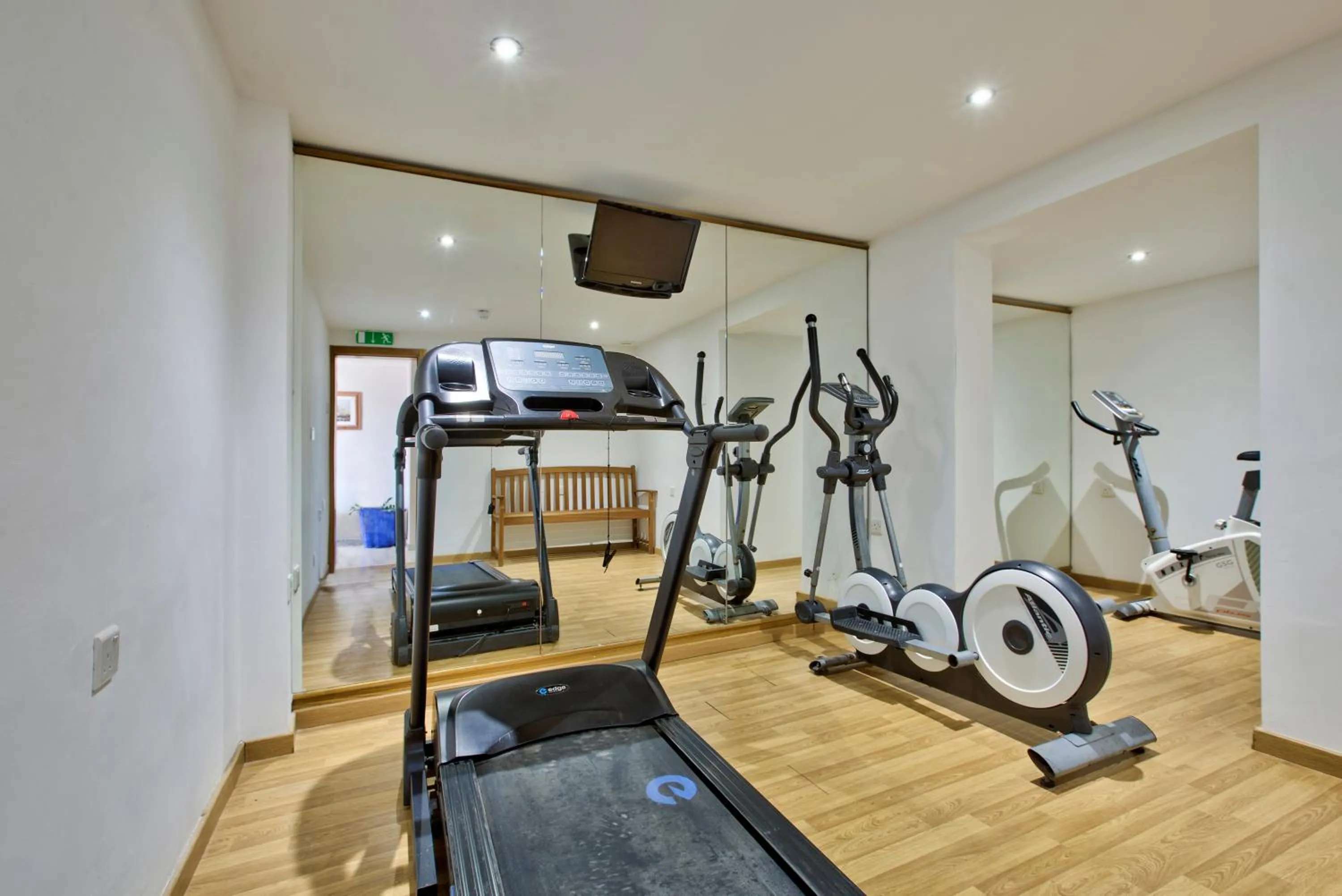 Fitness centre/facilities in Hotel Santana