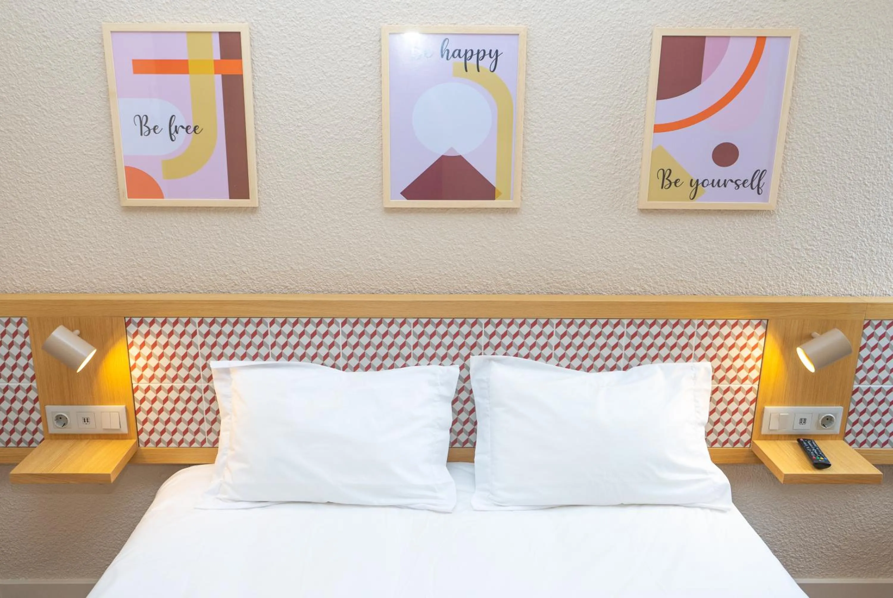 Bed in Flag Hotel Lisboa Oeiras