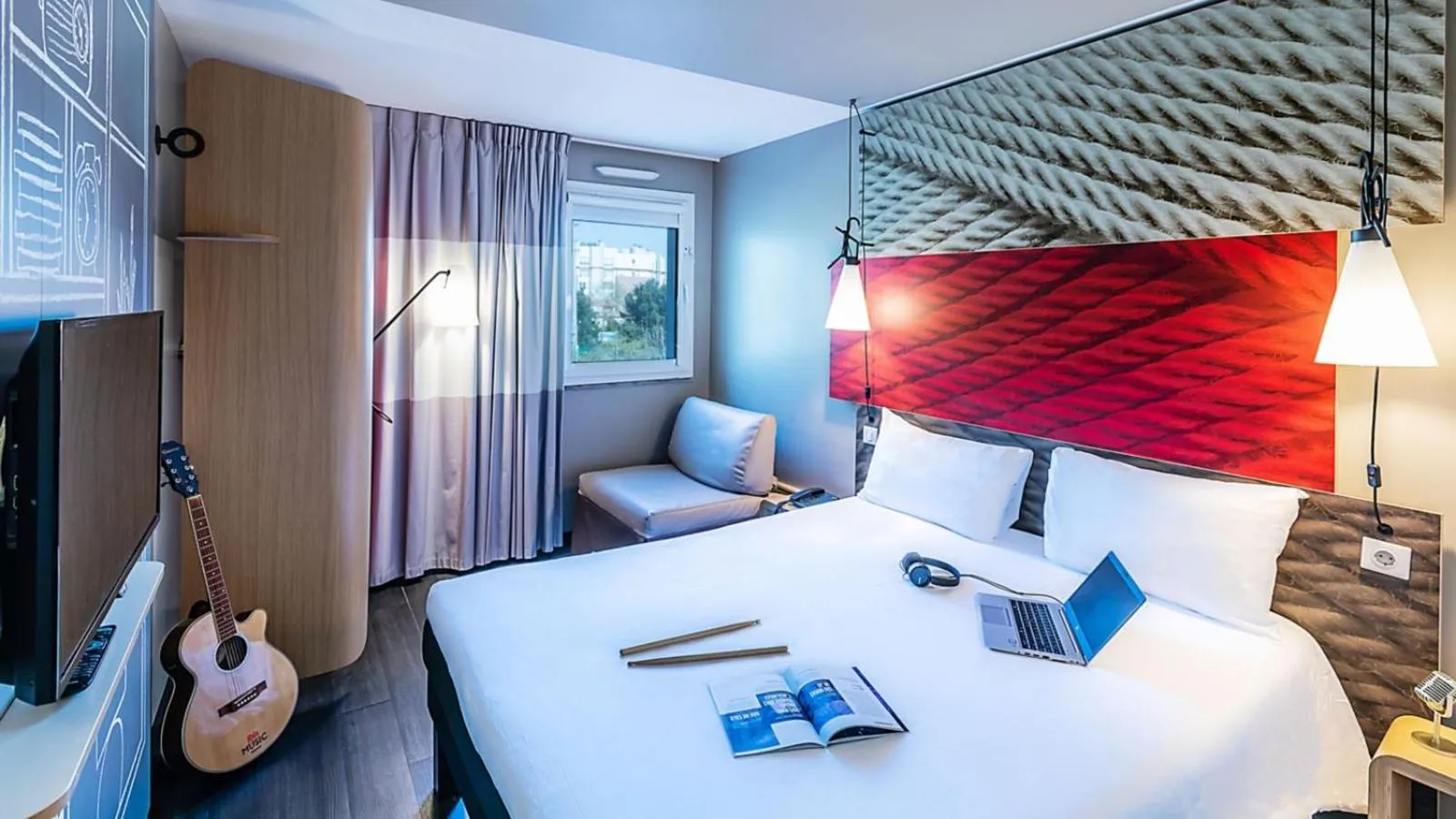 Bed in Hotel ibis Lisboa Liberdade