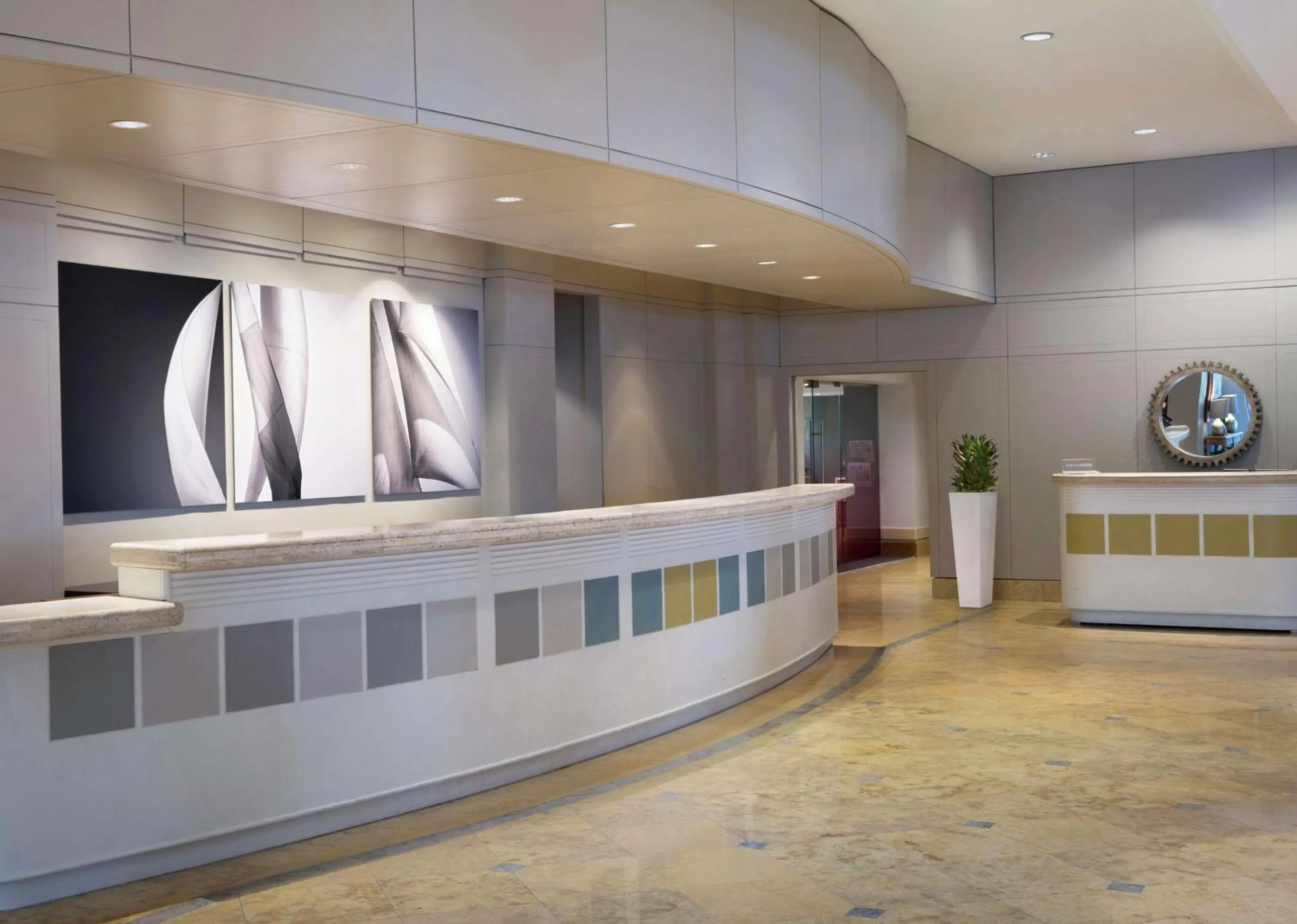 Lobby or reception in Hilton Philadelphia at Penn's Landing