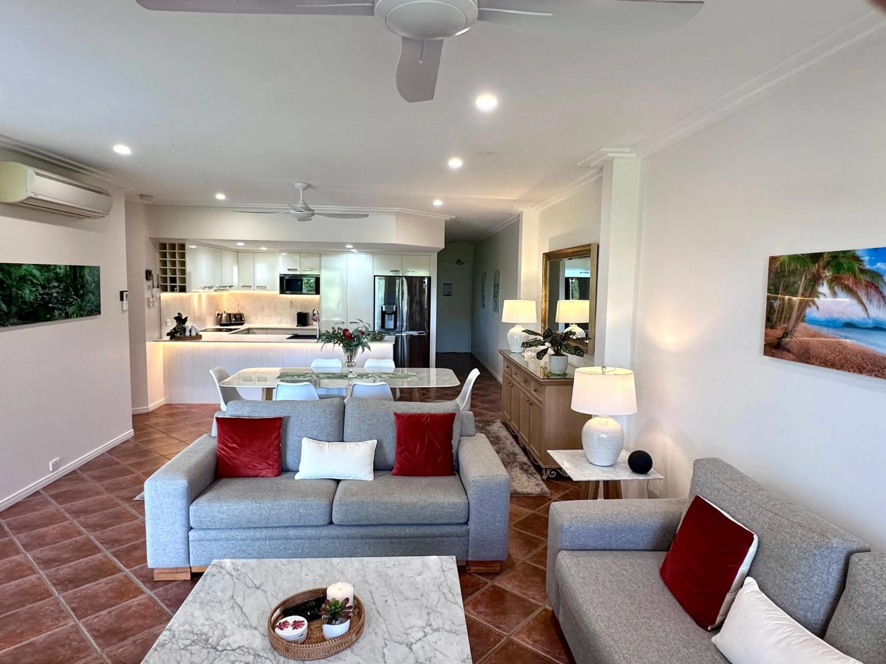 Living room in Oasis at Palm Cove