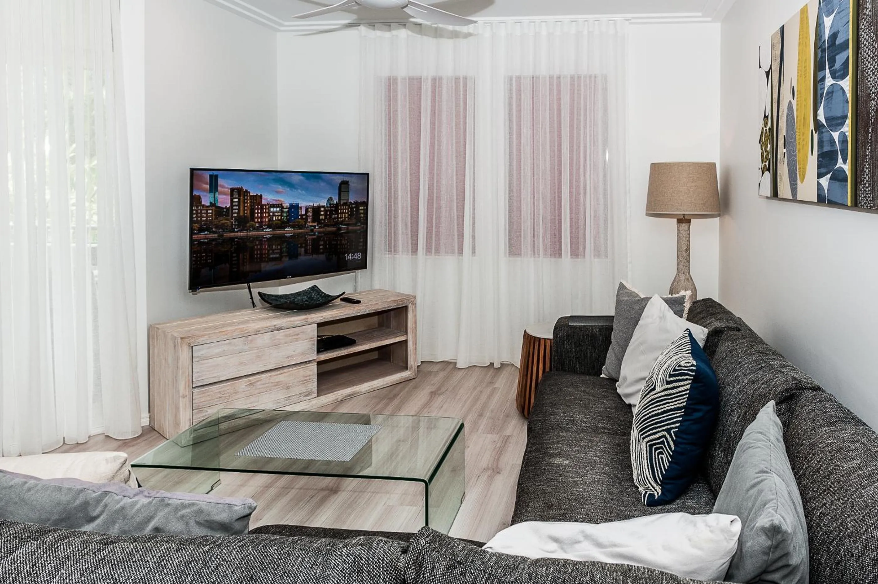 Living room in Oasis at Palm Cove
