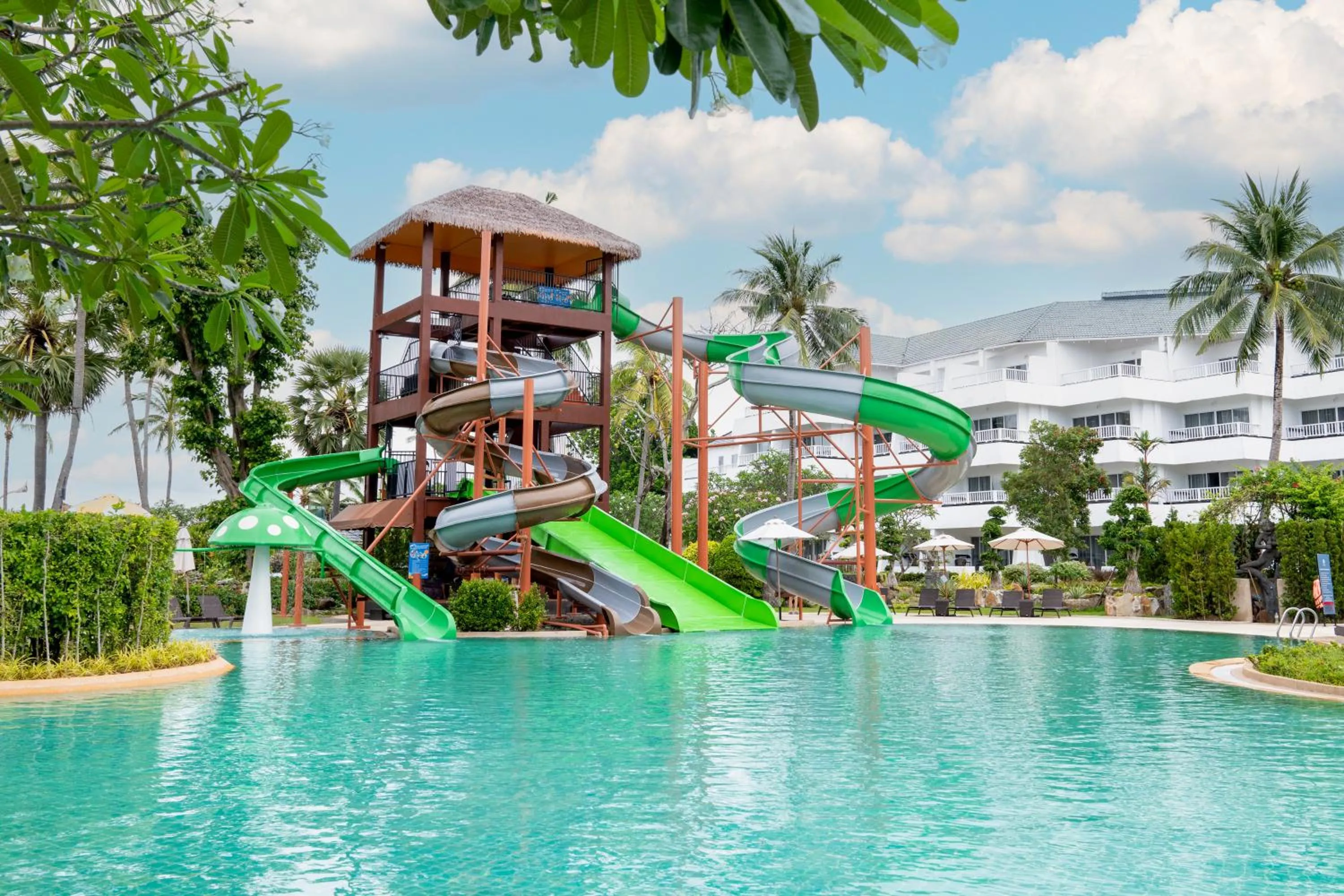 Aqua park in Thavorn Palm Beach Resort Phuket