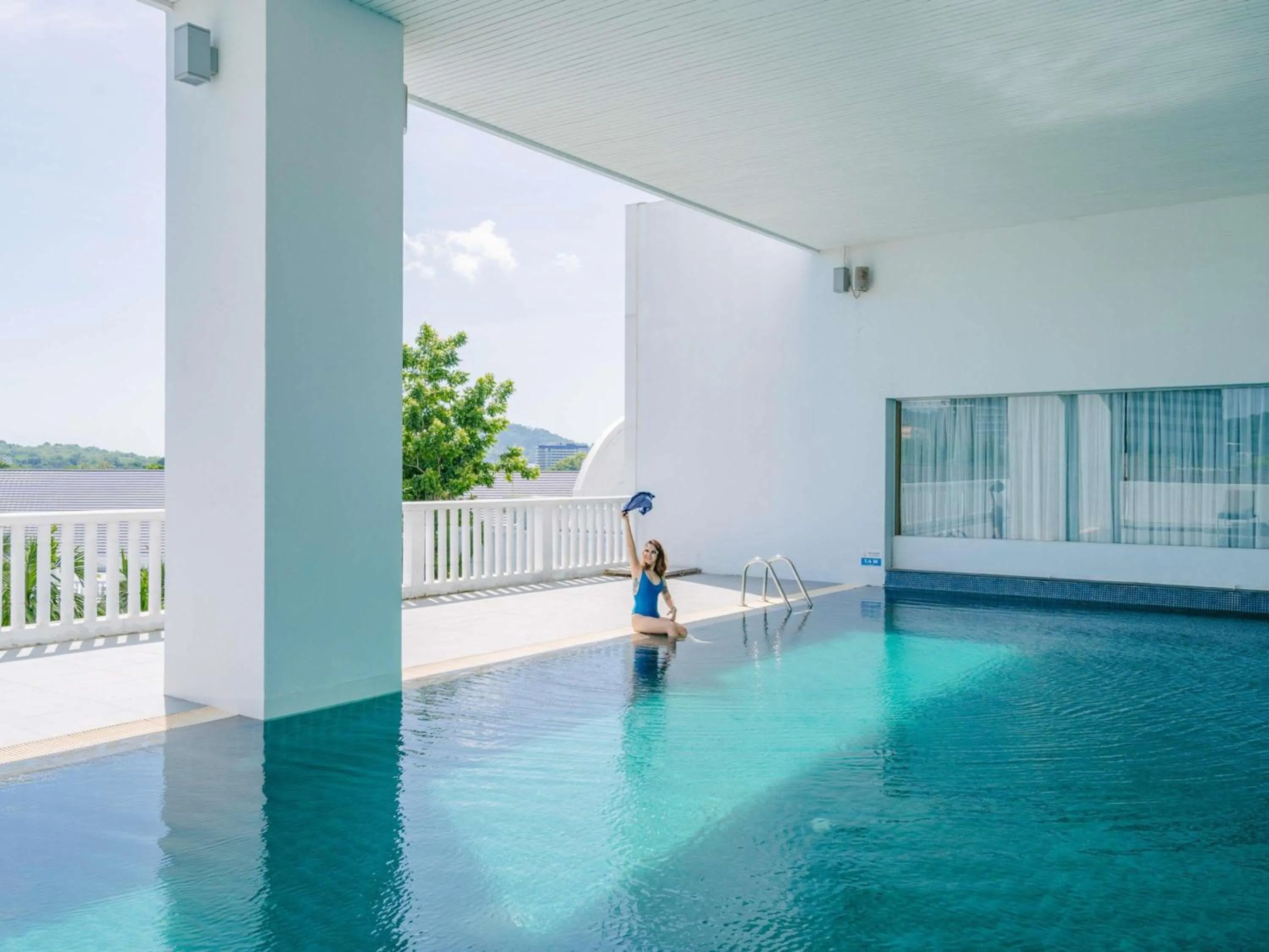 Pool view in Novotel Phuket City Phokeethra