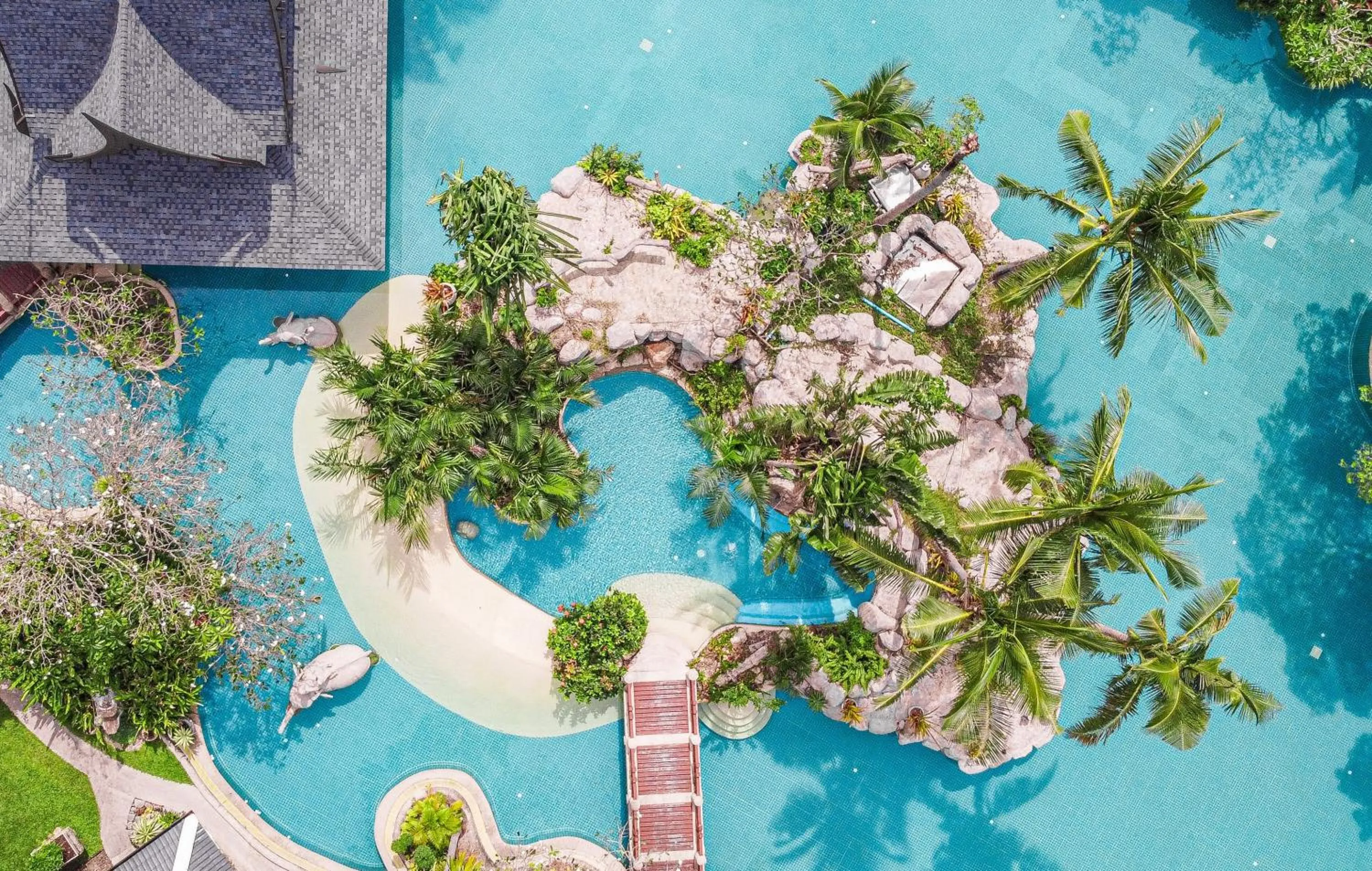 Bird's eye view in Thavorn Beach Village Resort & Spa Phuket
