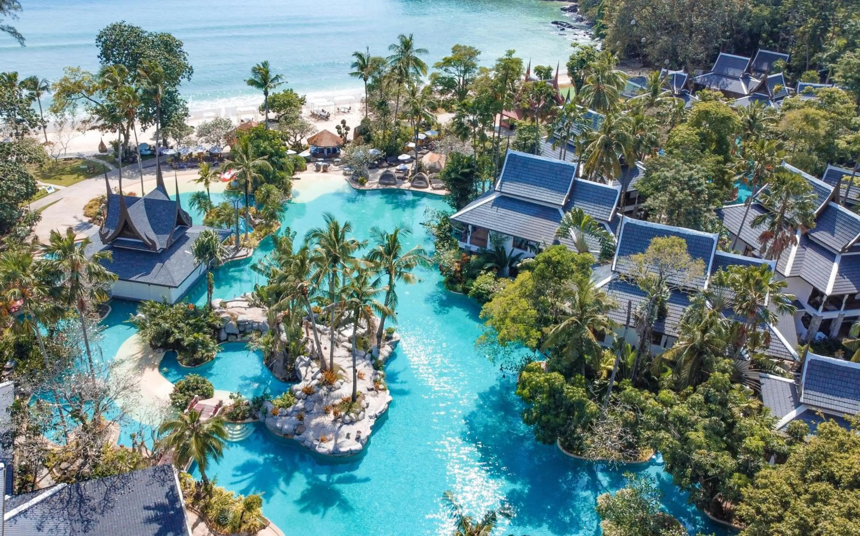 Bird's eye view in Thavorn Beach Village Resort & Spa Phuket