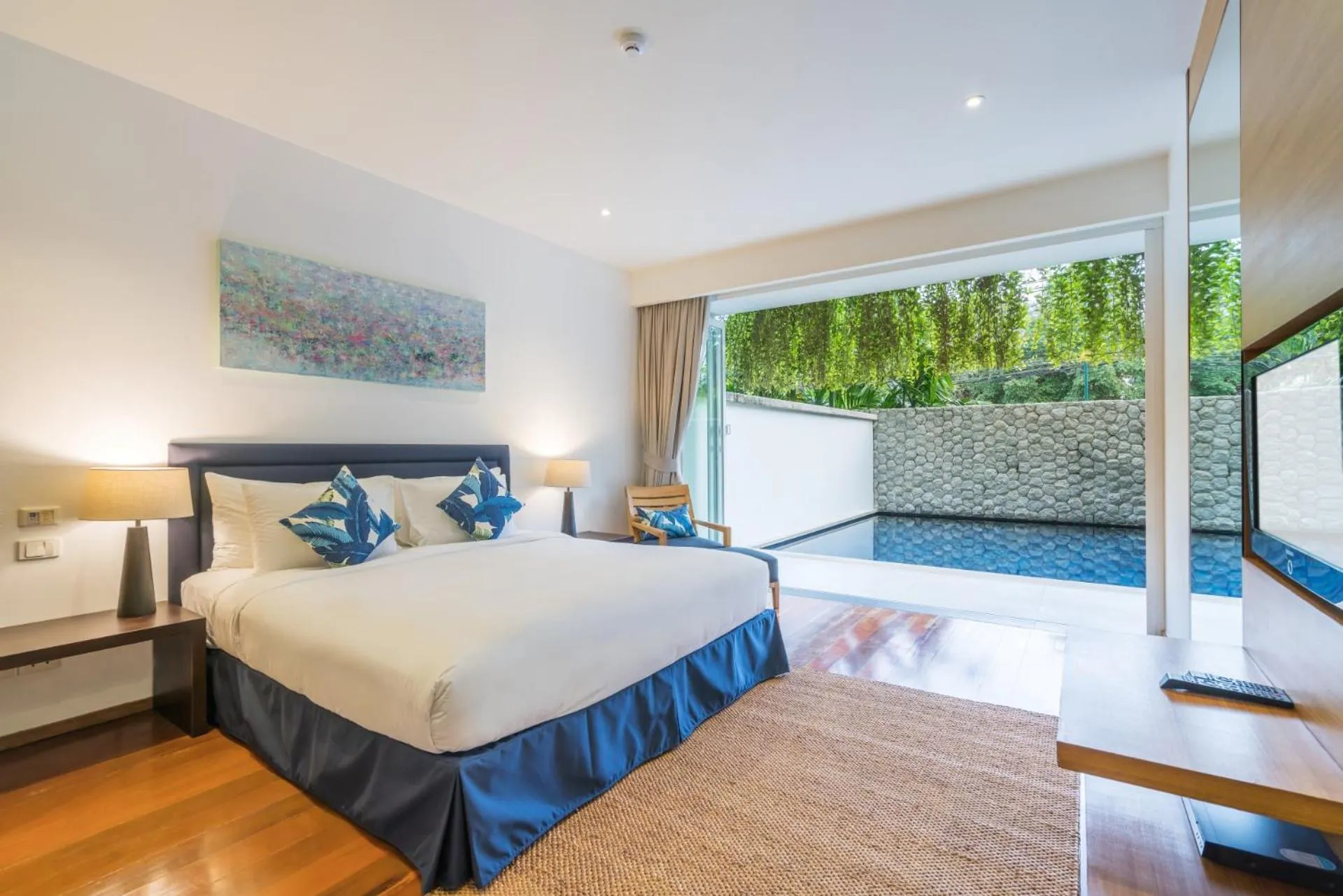 Patio, Bed in The Chava Resort