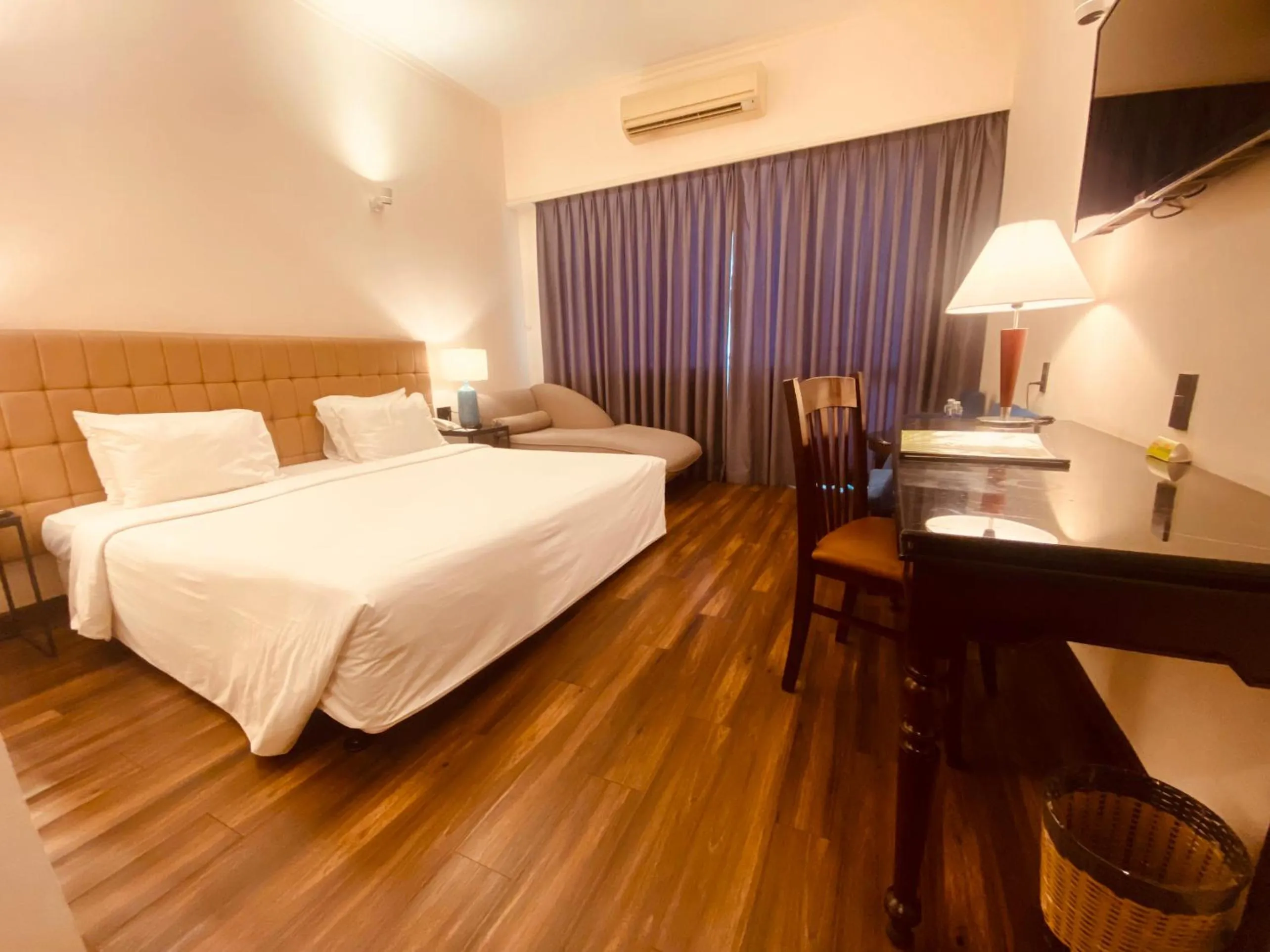 Bed in Liberty 2 Hotel