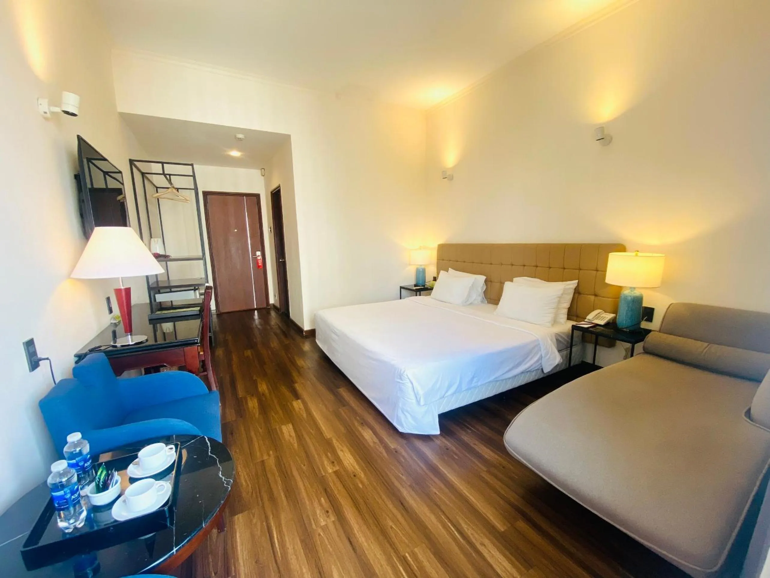 Bed in Liberty 2 Hotel