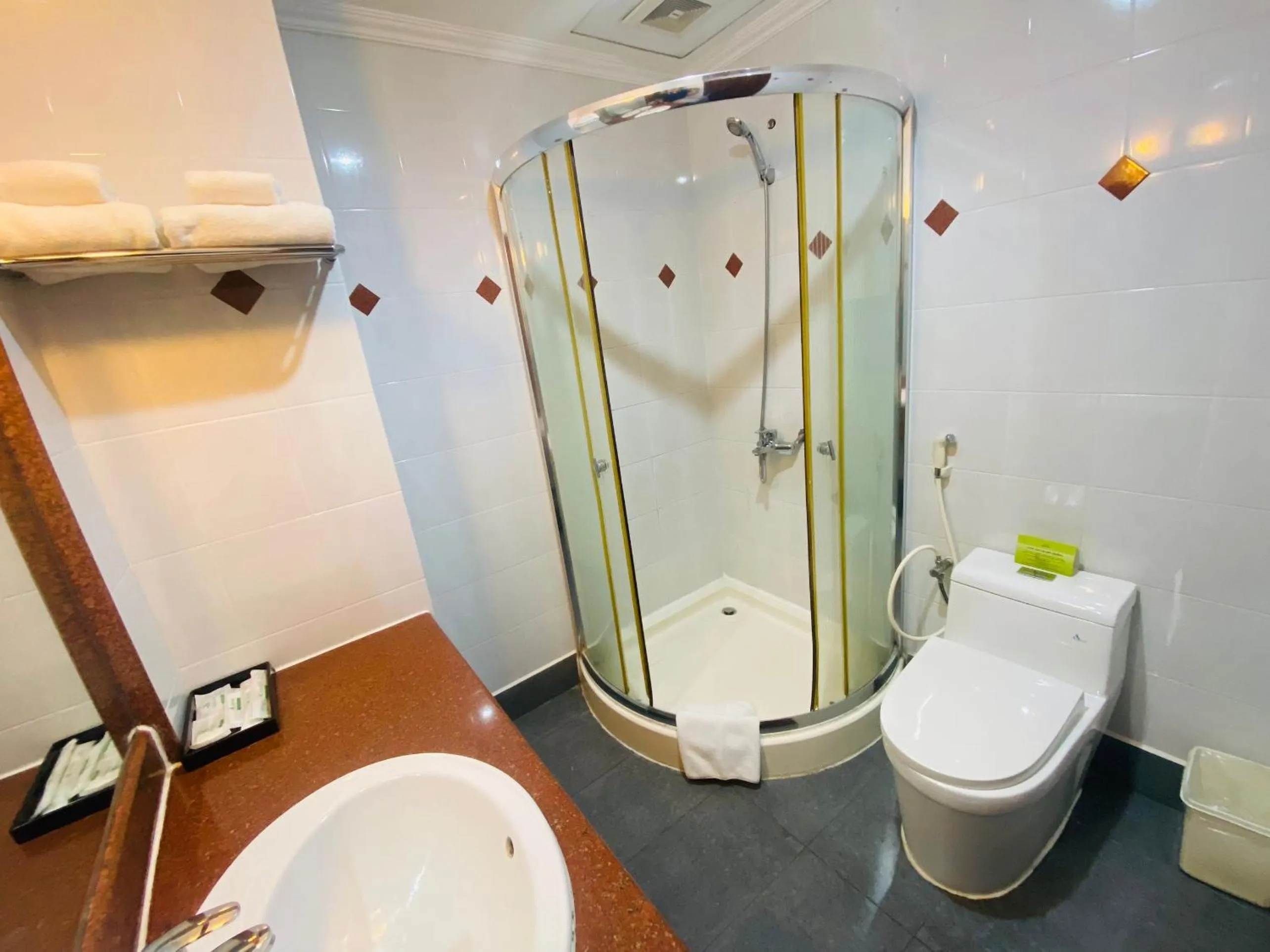 Shower in Liberty 2 Hotel