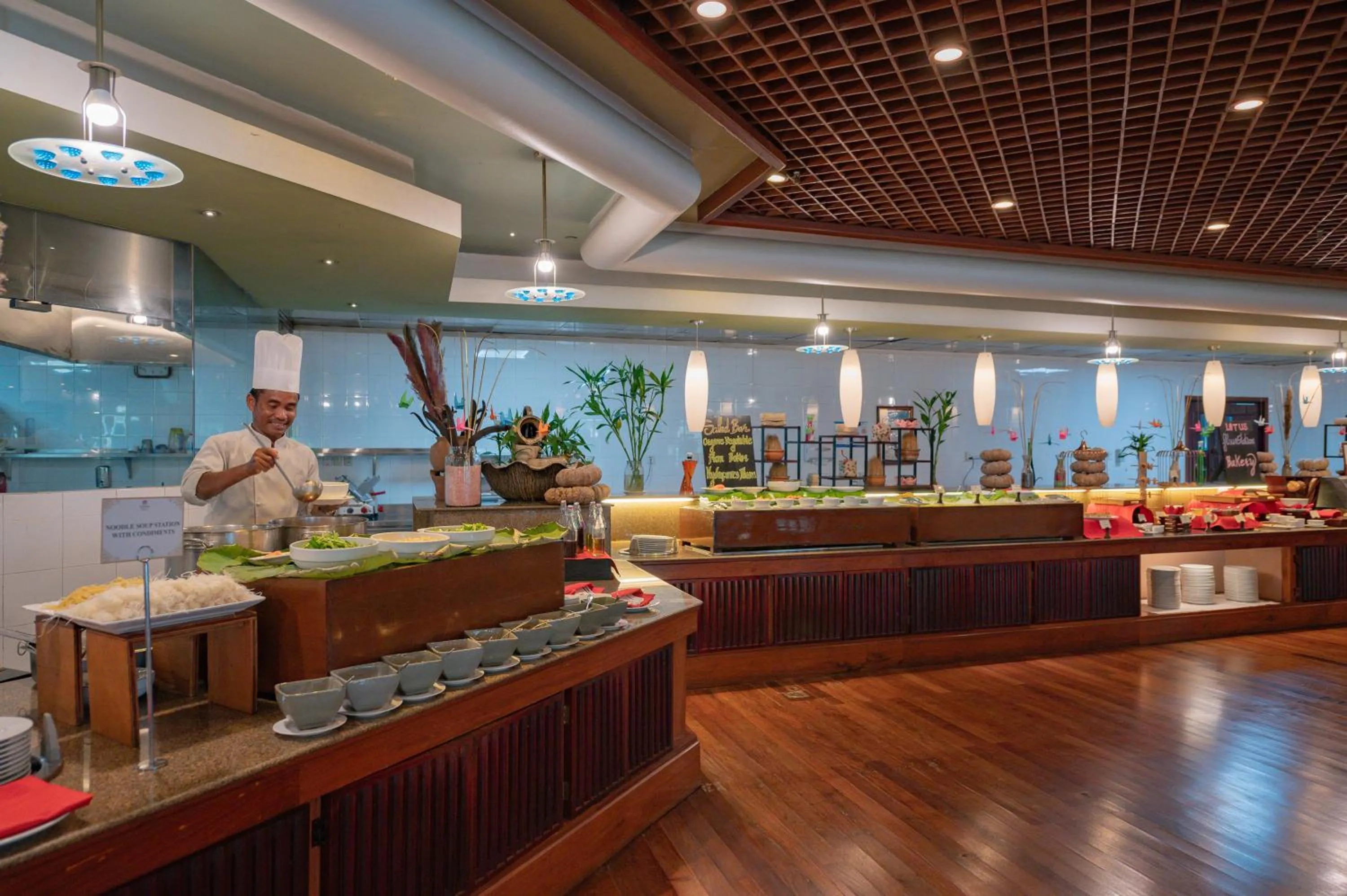 Breakfast in Sokha Angkor Resort