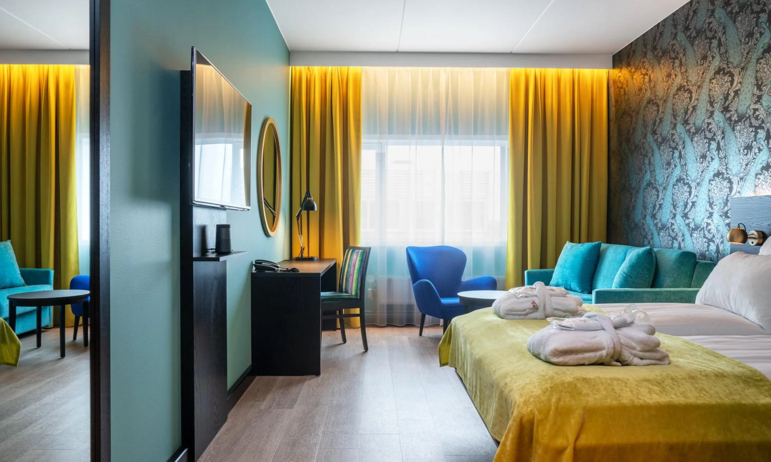 Photo of the whole room, Bed in Thon Hotel Oslo Airport