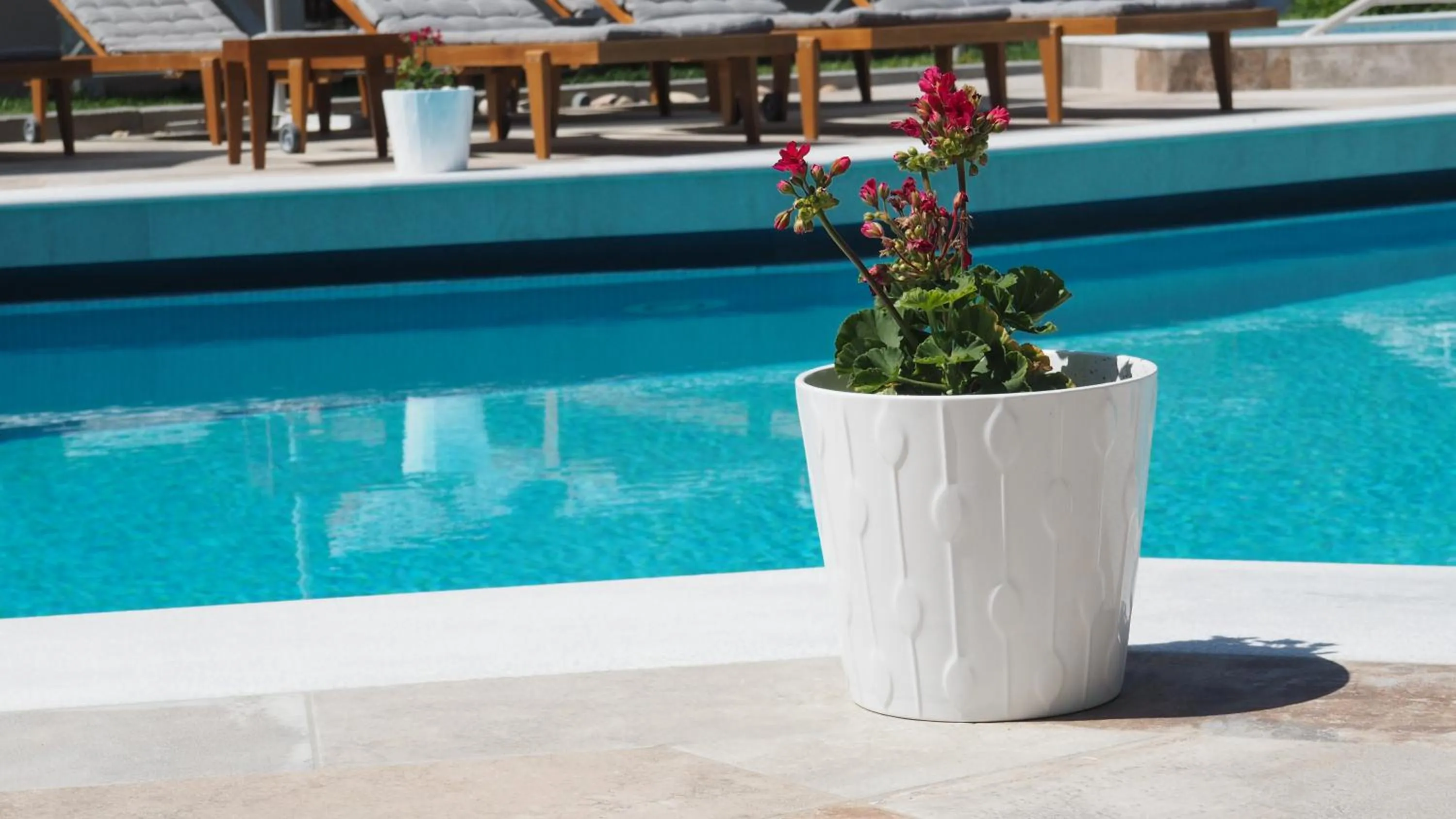 Swimming pool in Evridiki Hotel