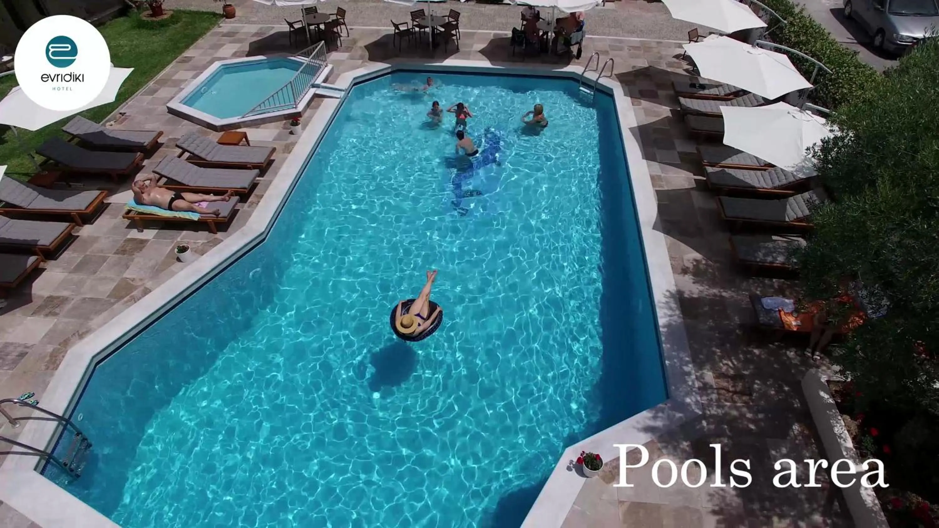 Swimming pool in Evridiki Hotel