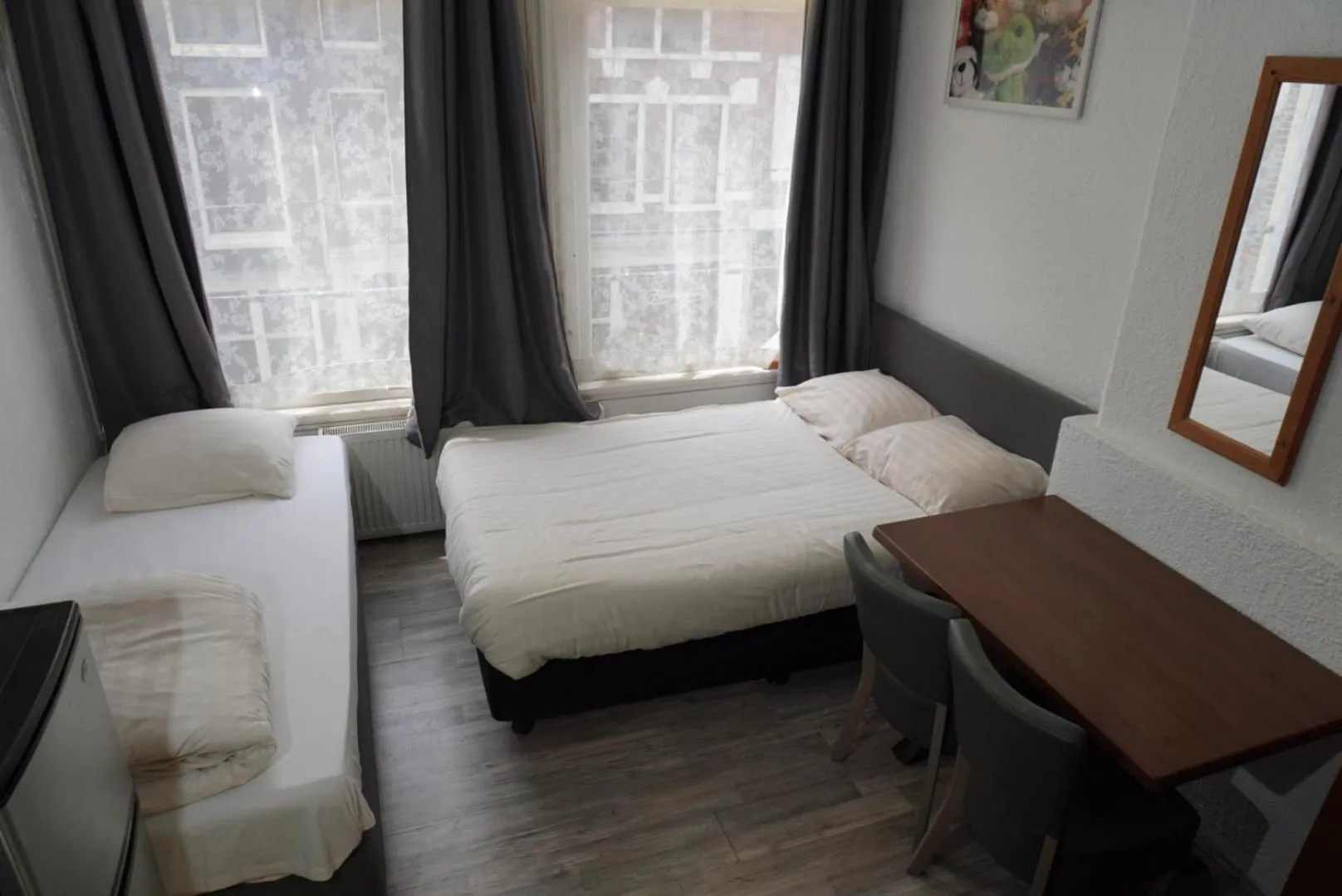 Bed in Hotel Schroder