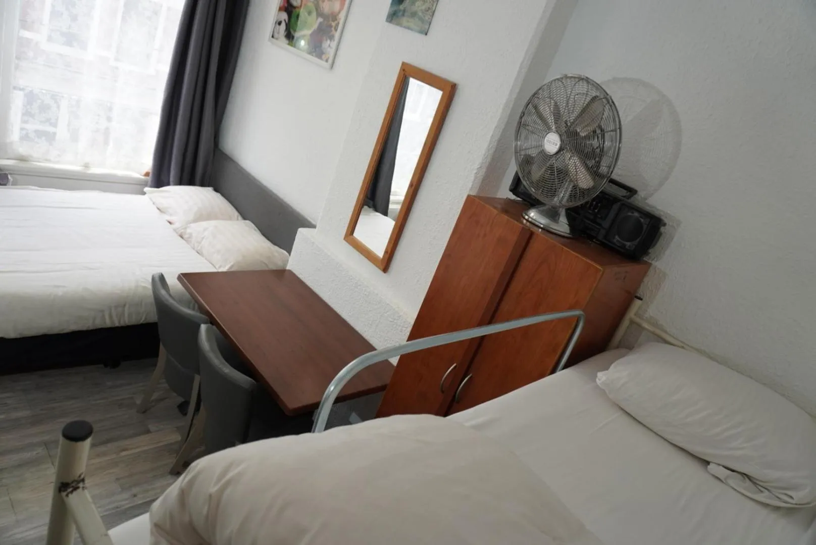 Bed in Hotel Schroder