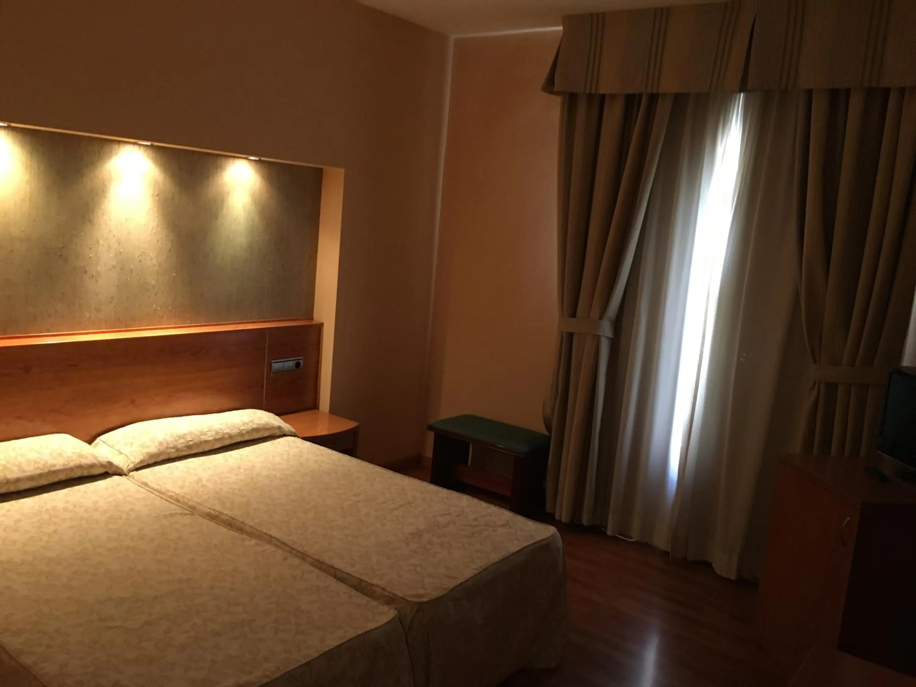 Bed in Hotel Rusadir