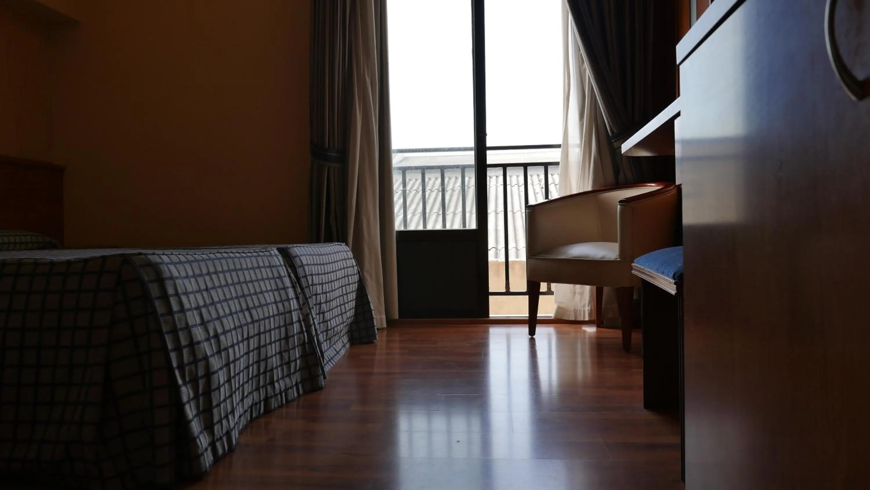 Decorative detail, Bed in Hotel Rusadir