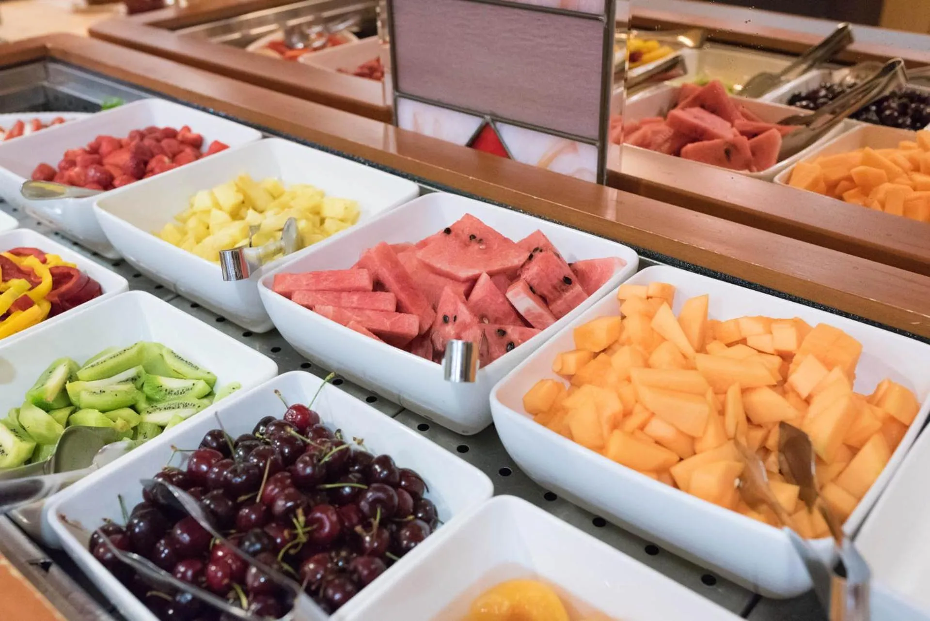 Continental breakfast in Hotel Baia Verde
