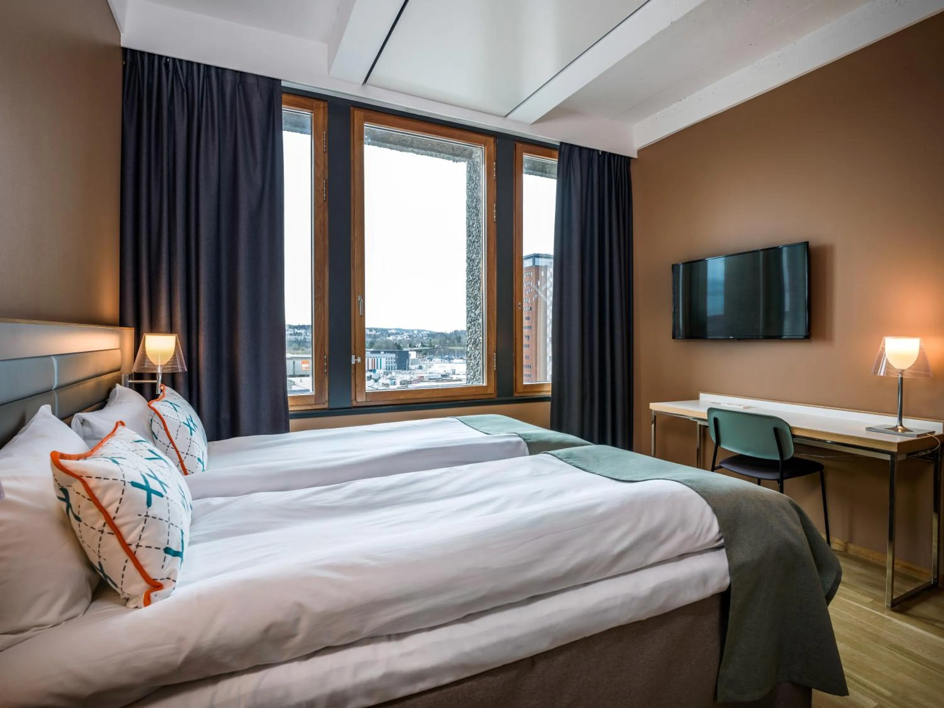 Bed in Quality Hotel 33