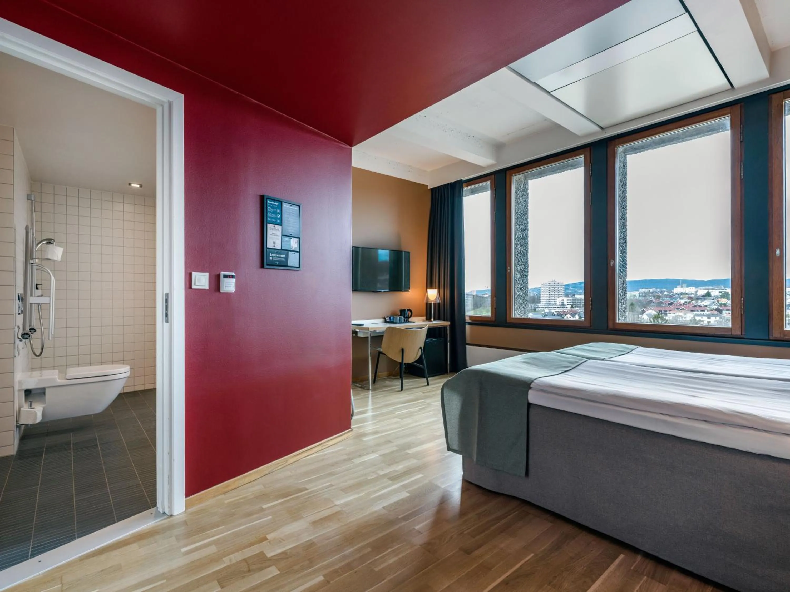 Bed in Quality Hotel 33