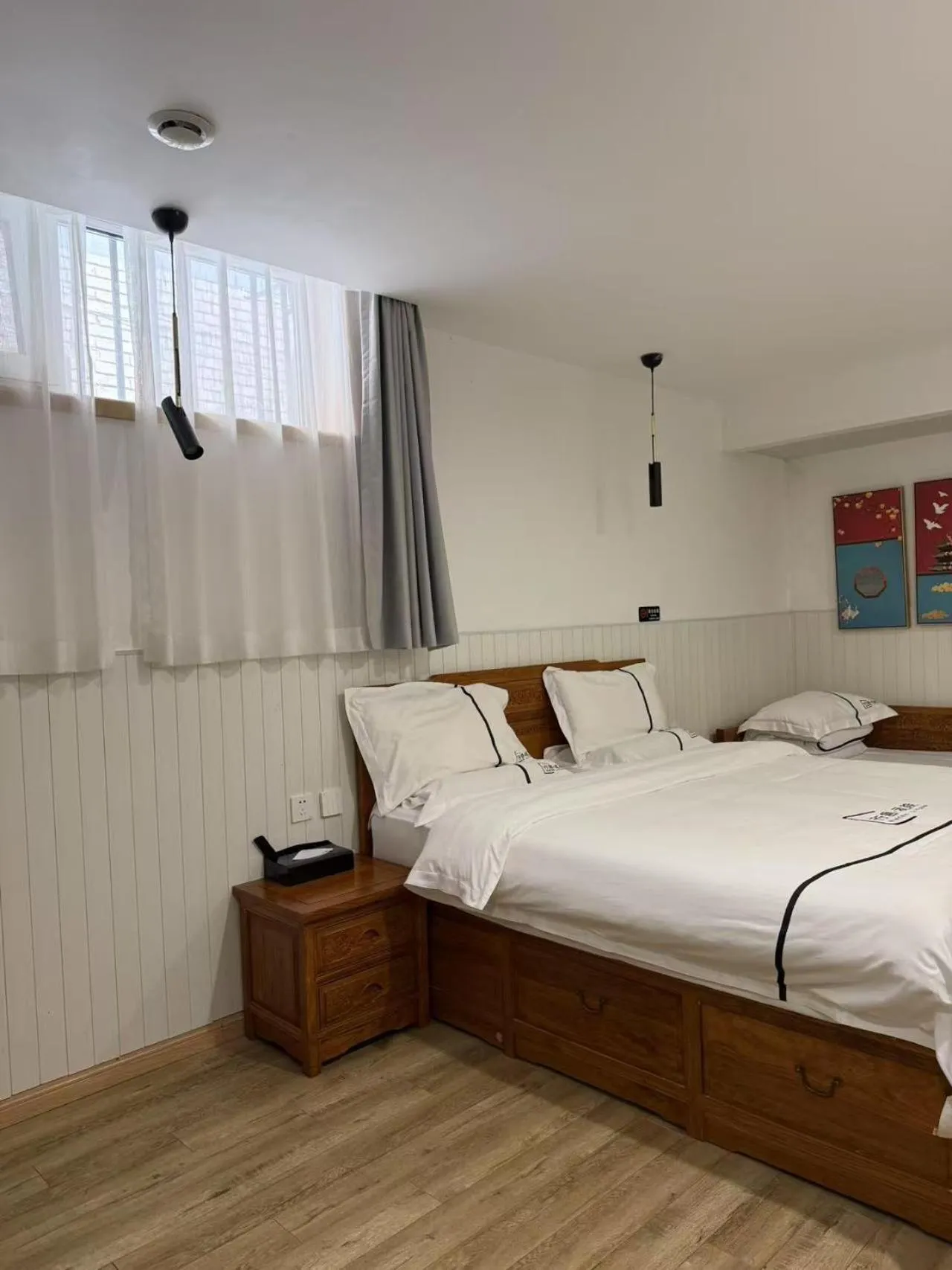 Bed in Xingshe Alley Courtyard Hotel Beijing Wangfujing Forbidden City