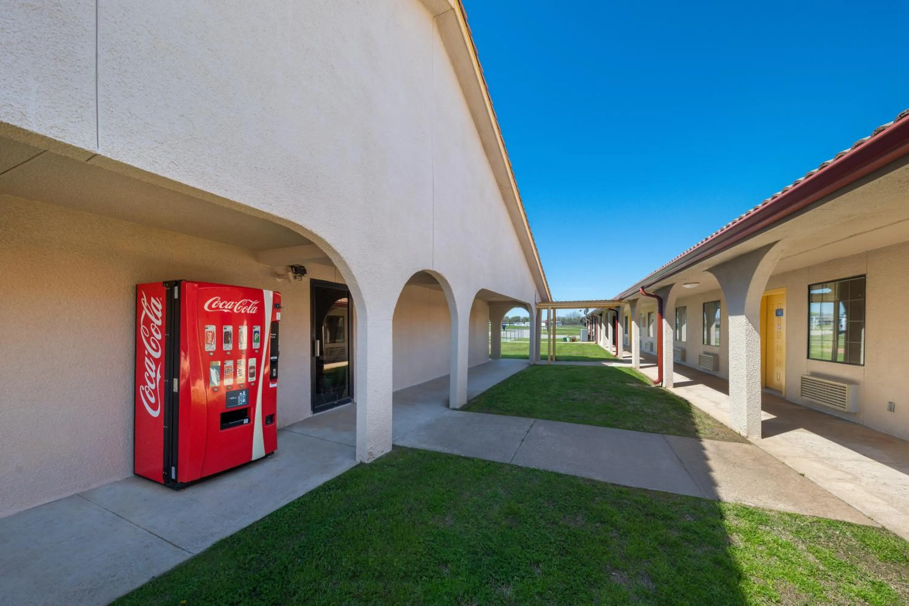 Property building in Americas Best Value Inn Bonham