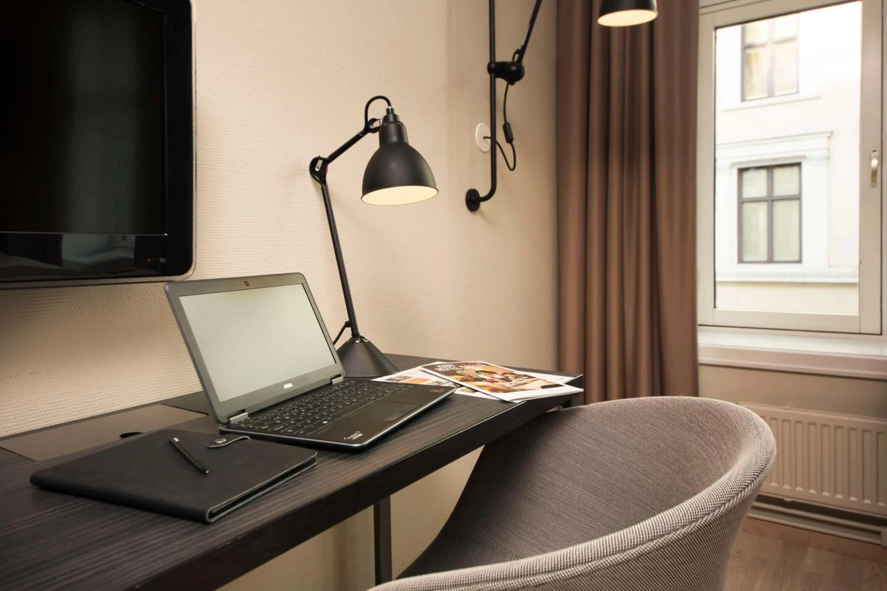 Bedroom in Scandic Oslo City