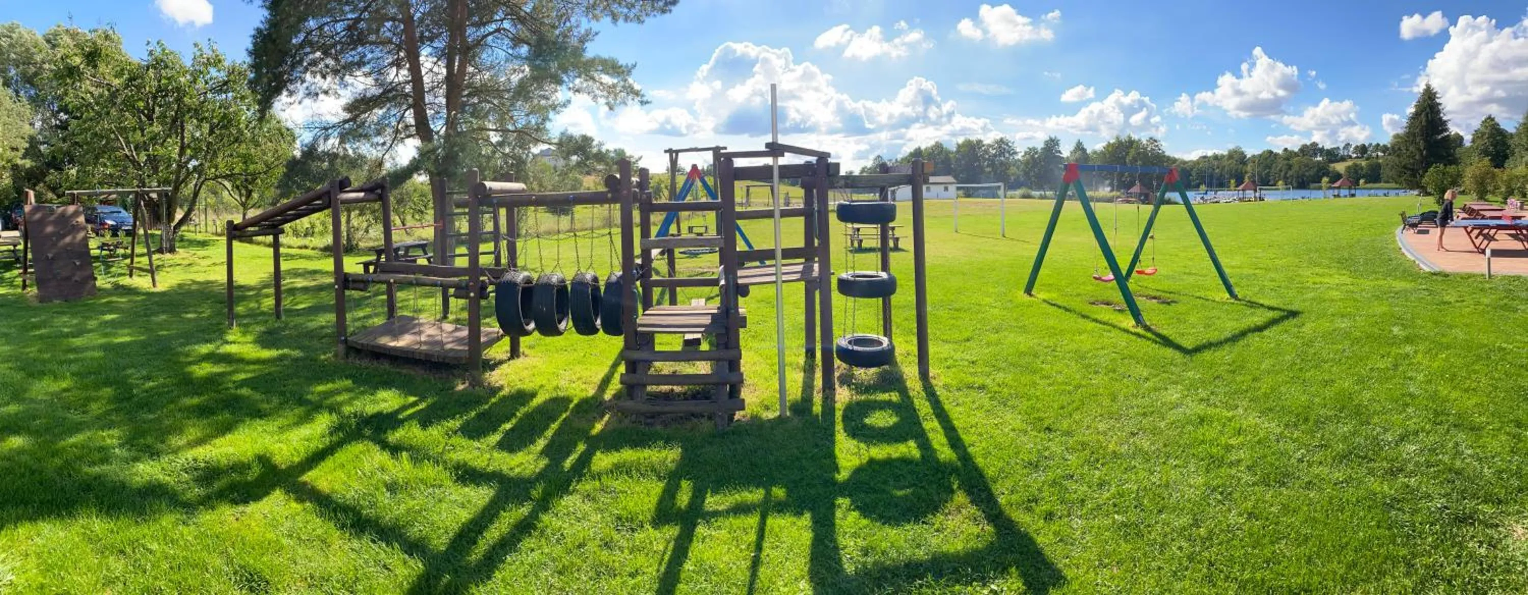 Children play ground in Folwark Na Półwyspie