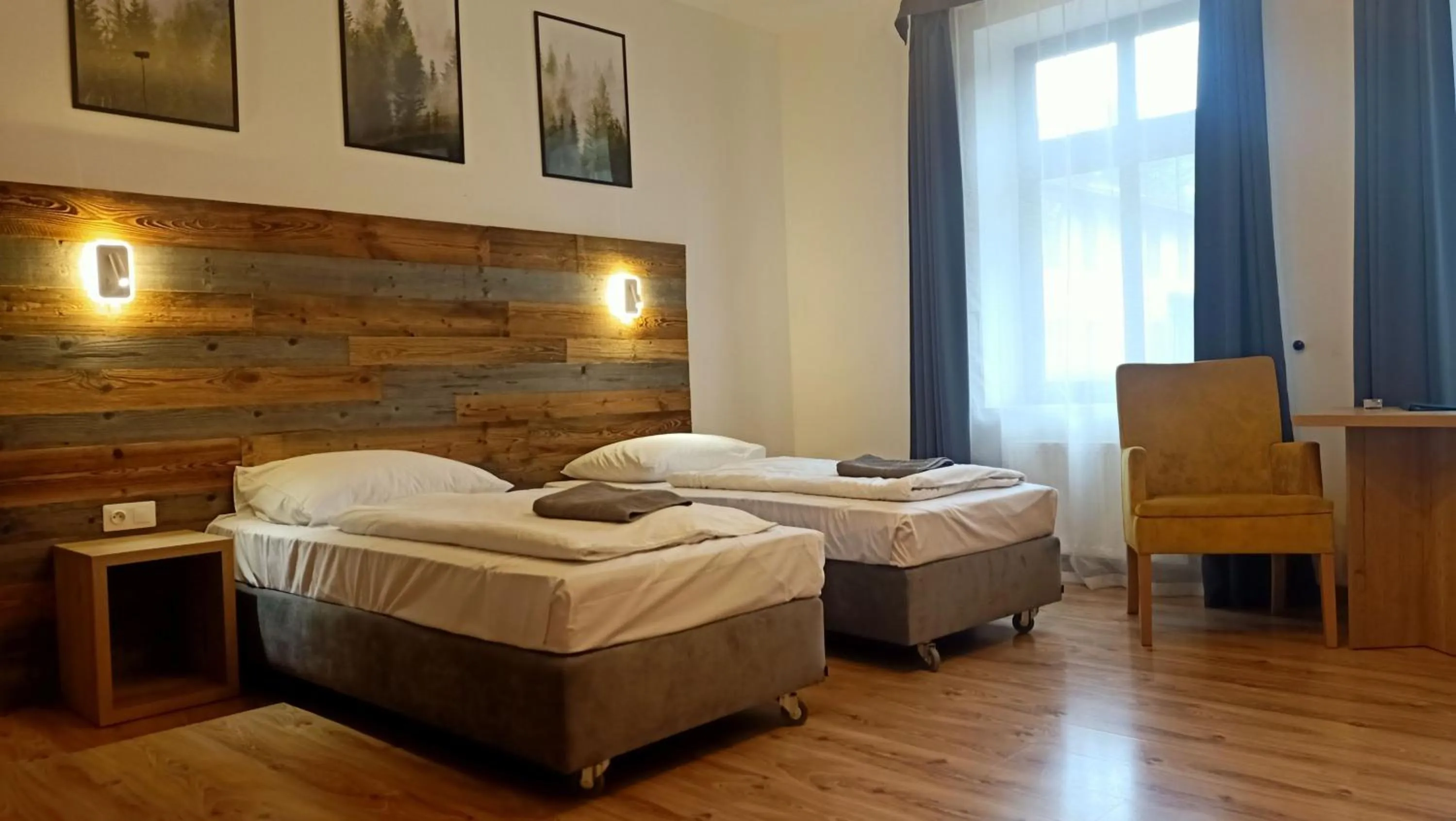 Photo of the whole room, Bed in Folwark Na Półwyspie