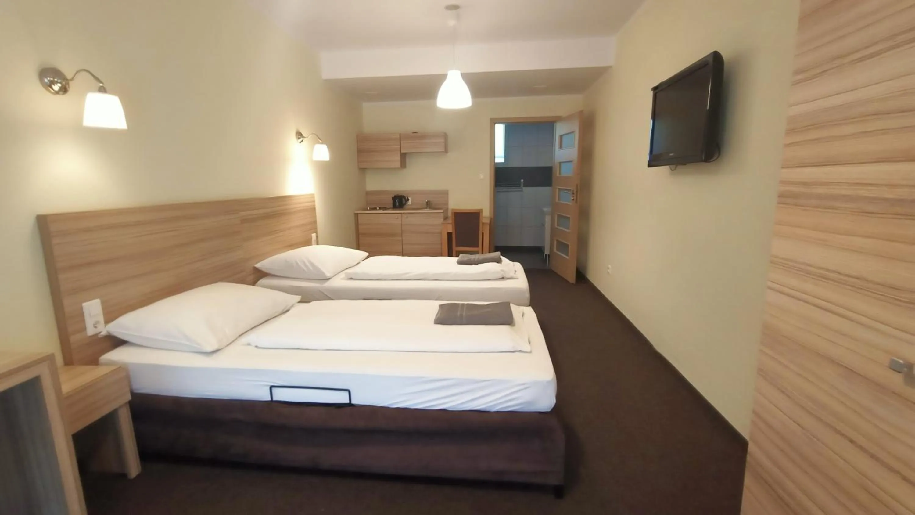 Photo of the whole room, Bed in Folwark Na Półwyspie