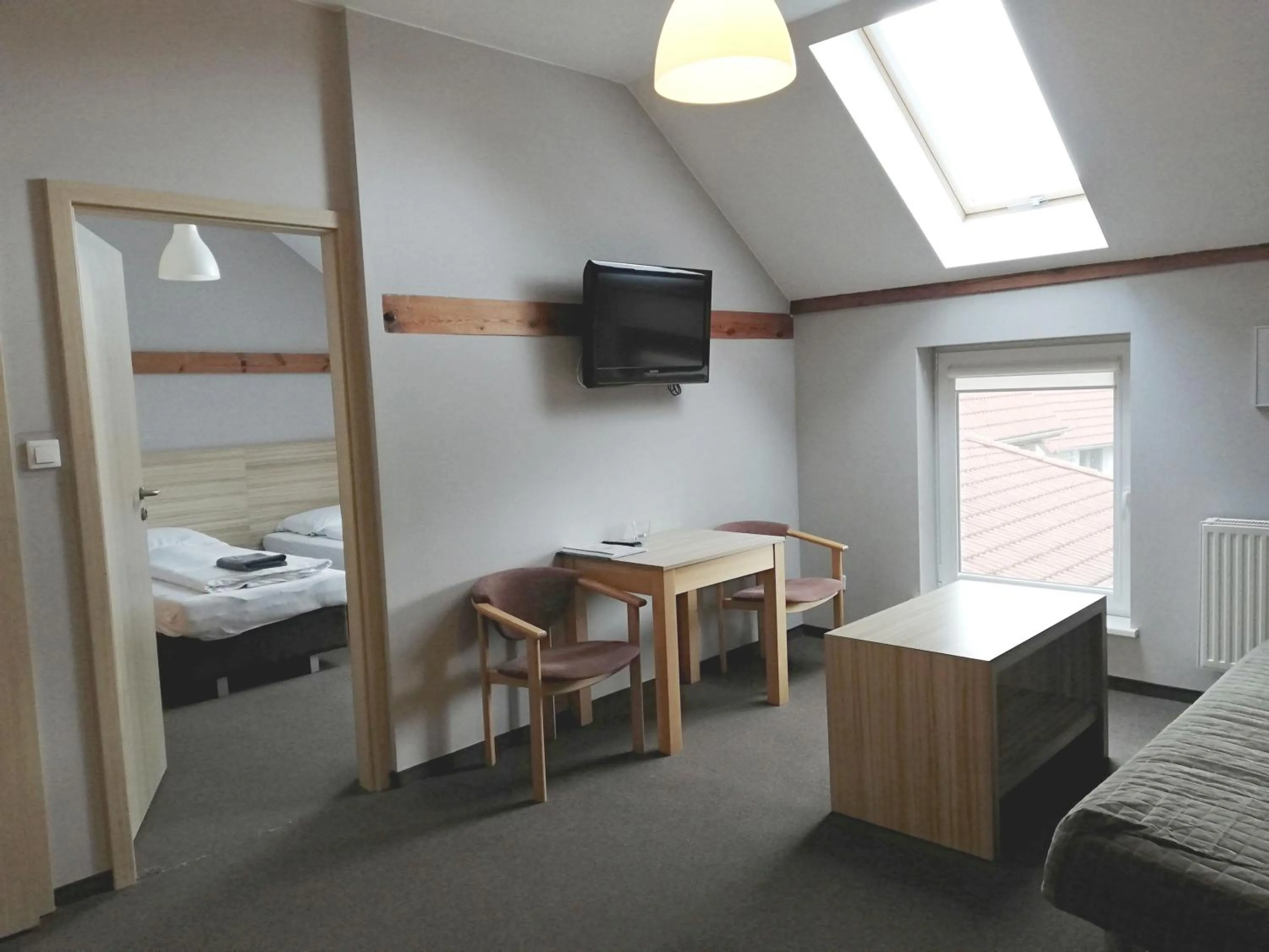 Photo of the whole room, Bed in Folwark Na Półwyspie