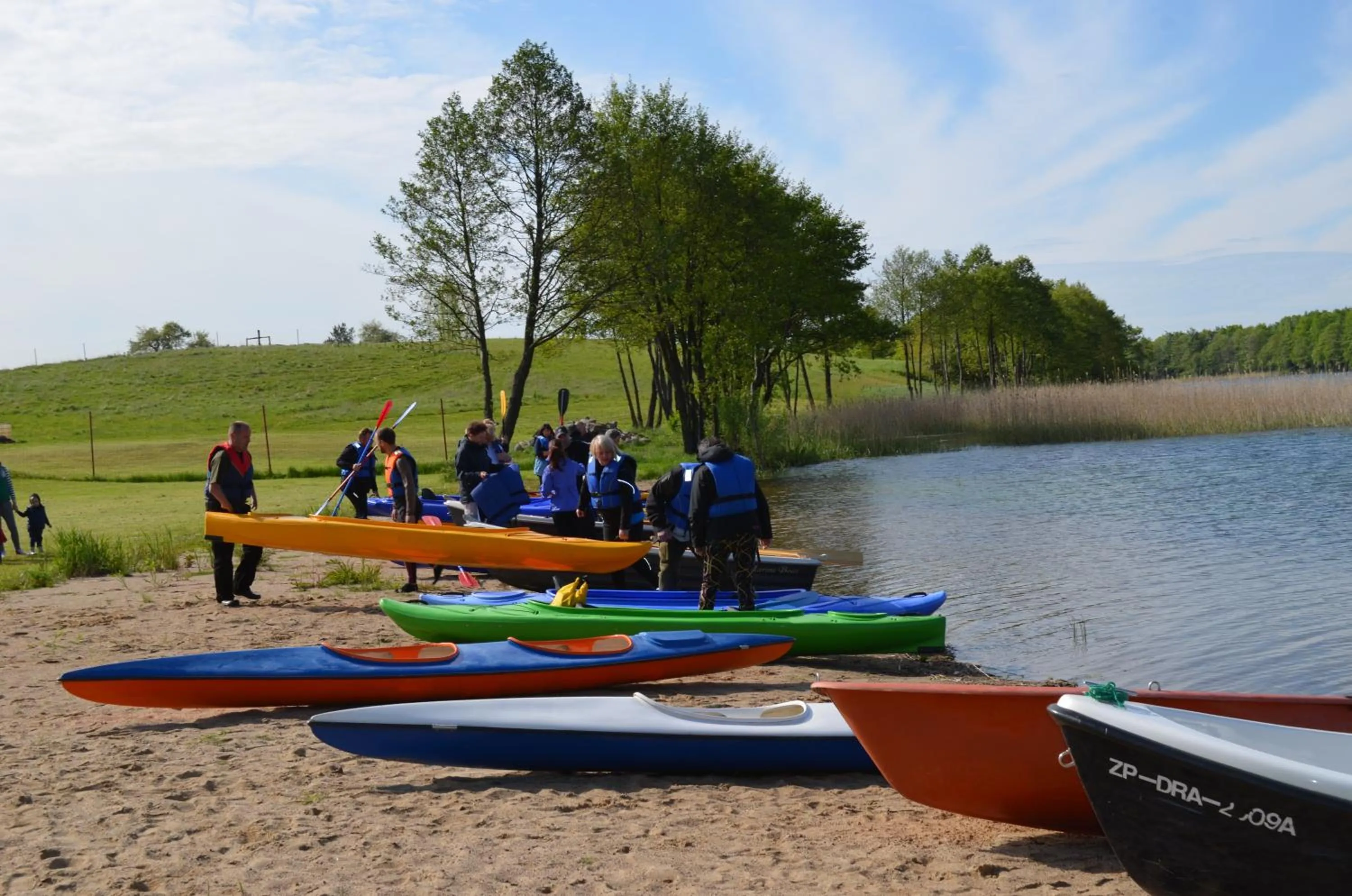 Canoeing in Folwark Na Półwyspie