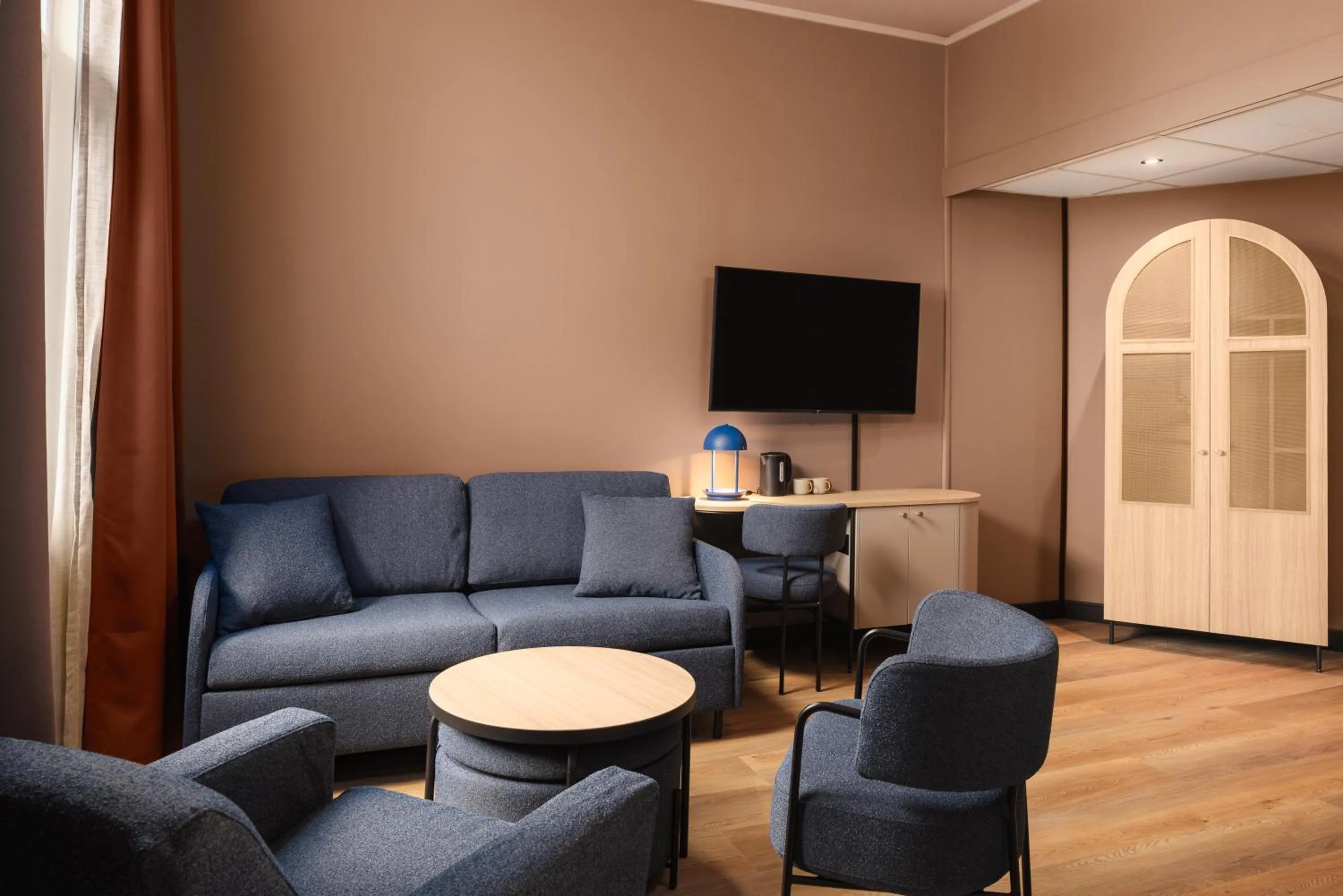 Bedroom in Scandic Holberg