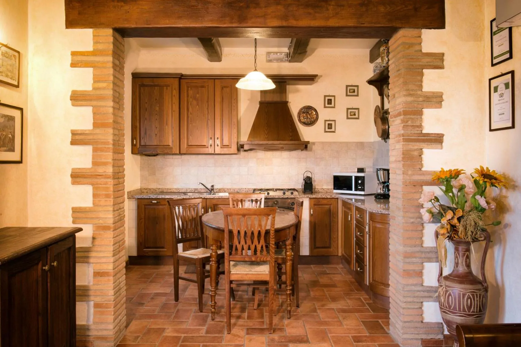 Kitchen or kitchenette in Rocca Di Pierle, Agriturismo di Charme - Cortona
