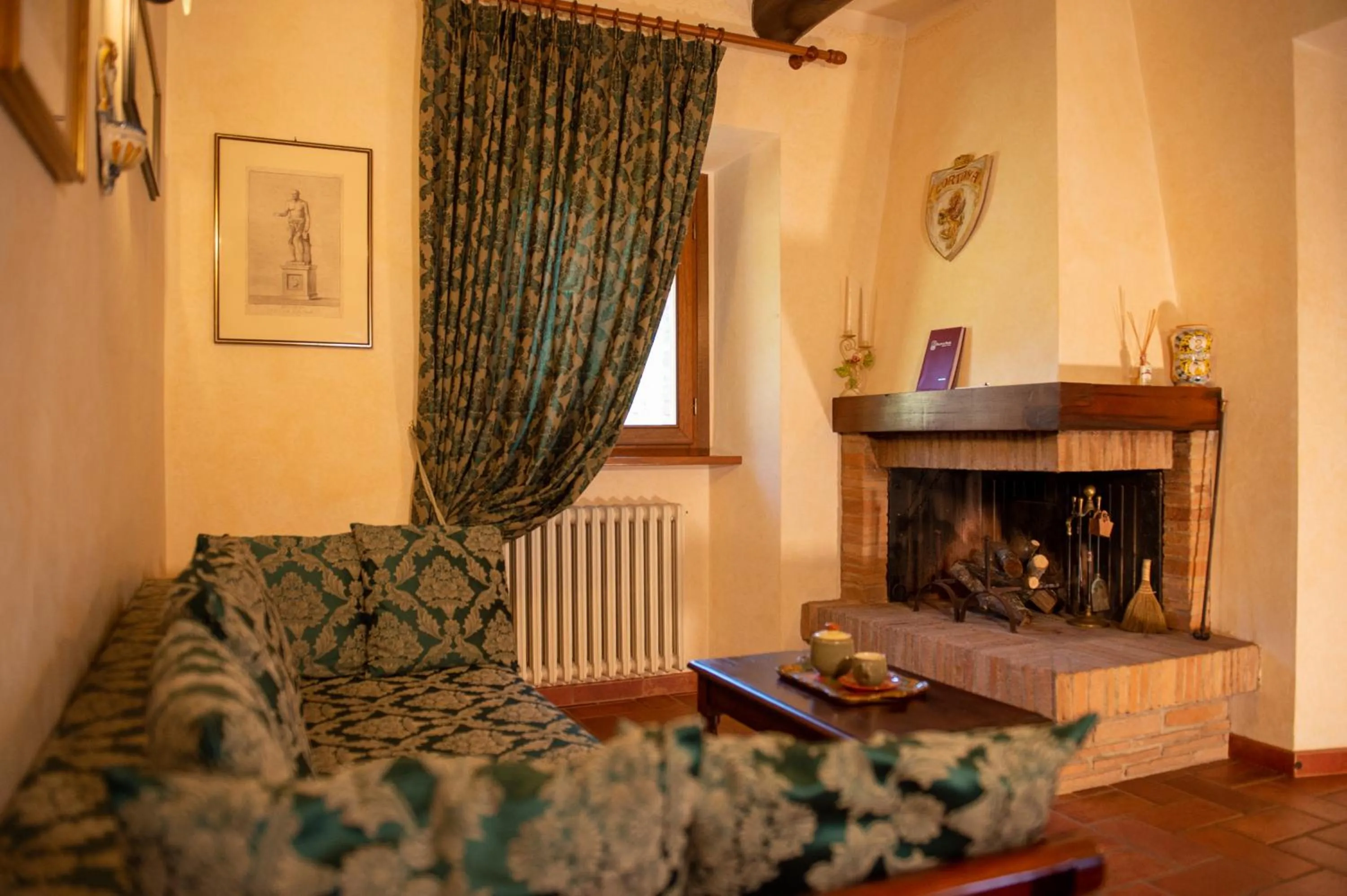 Living room in Rocca Di Pierle, Agriturismo di Charme - Cortona