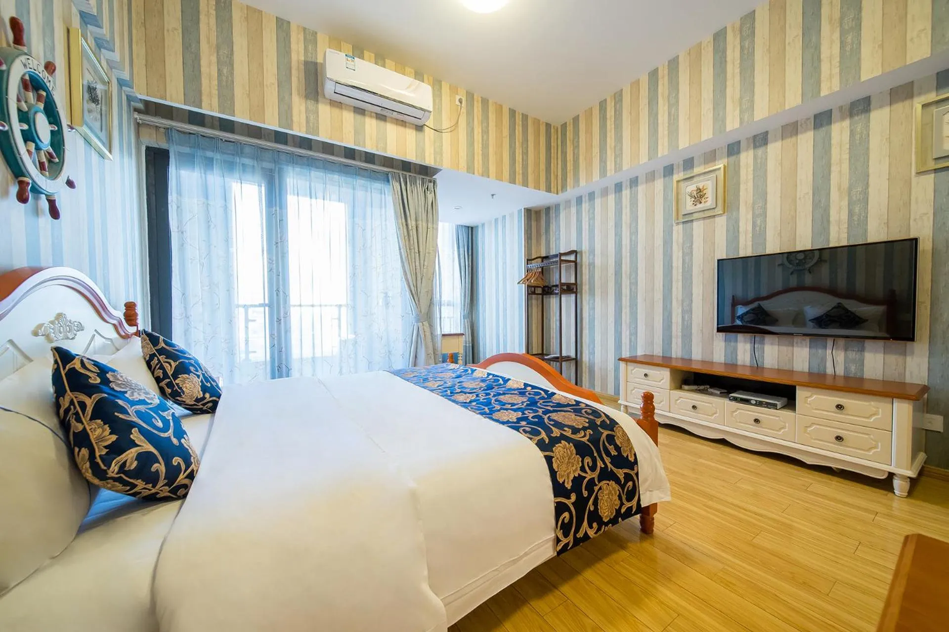Bed in Guangzhou Laiste ApartHotel Science City Greenland Central Plaza Branch - Free Shuttle Bus to Canton Fair Complex During Canton Fair Period