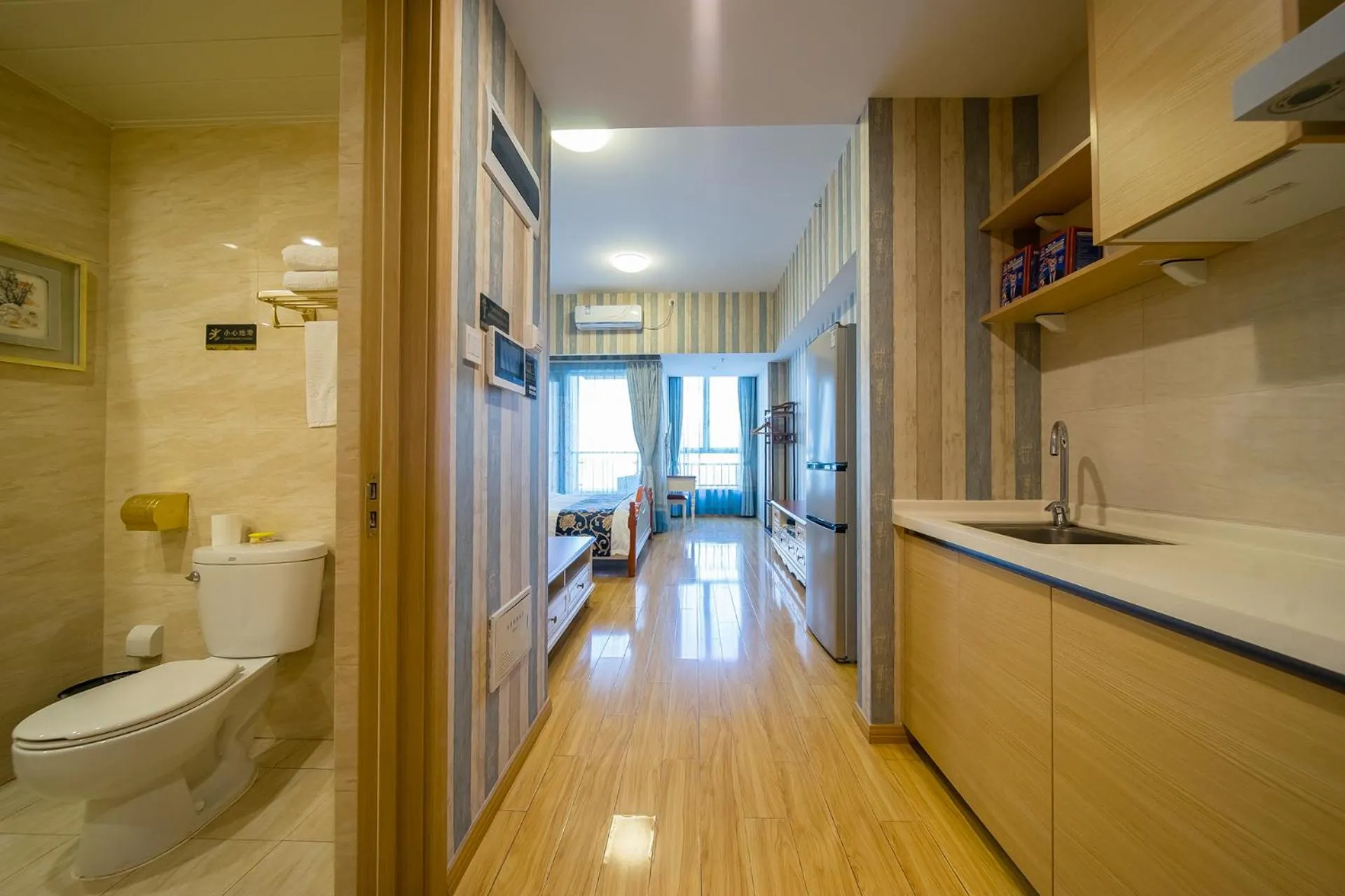 Photo of the whole room in Guangzhou Laiste ApartHotel Science City Greenland Central Plaza Branch - Free Shuttle Bus to Canton Fair Complex During Canton Fair Period