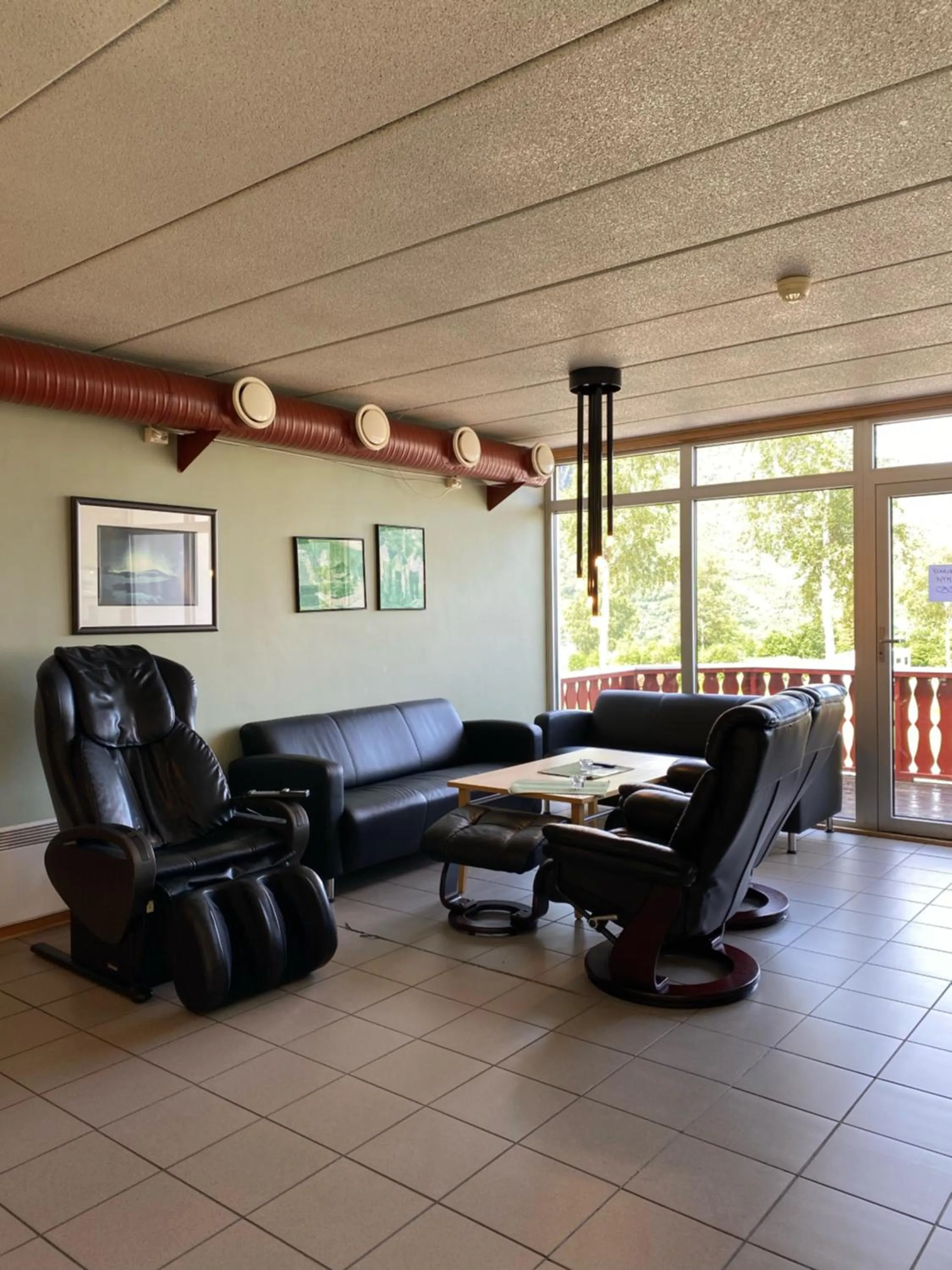 Seating area in Trædal Hotel