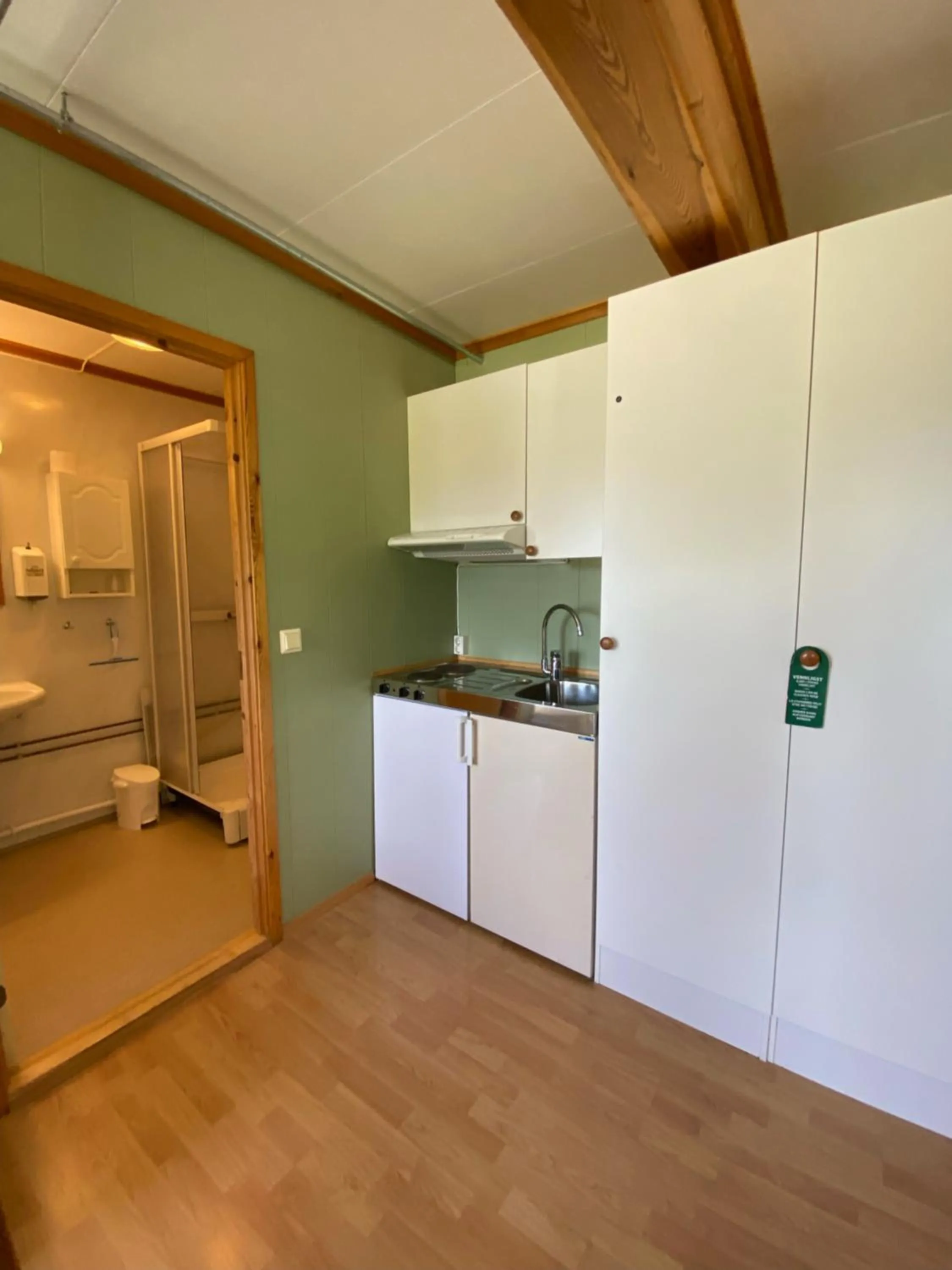 Kitchen or kitchenette in Trædal Hotel