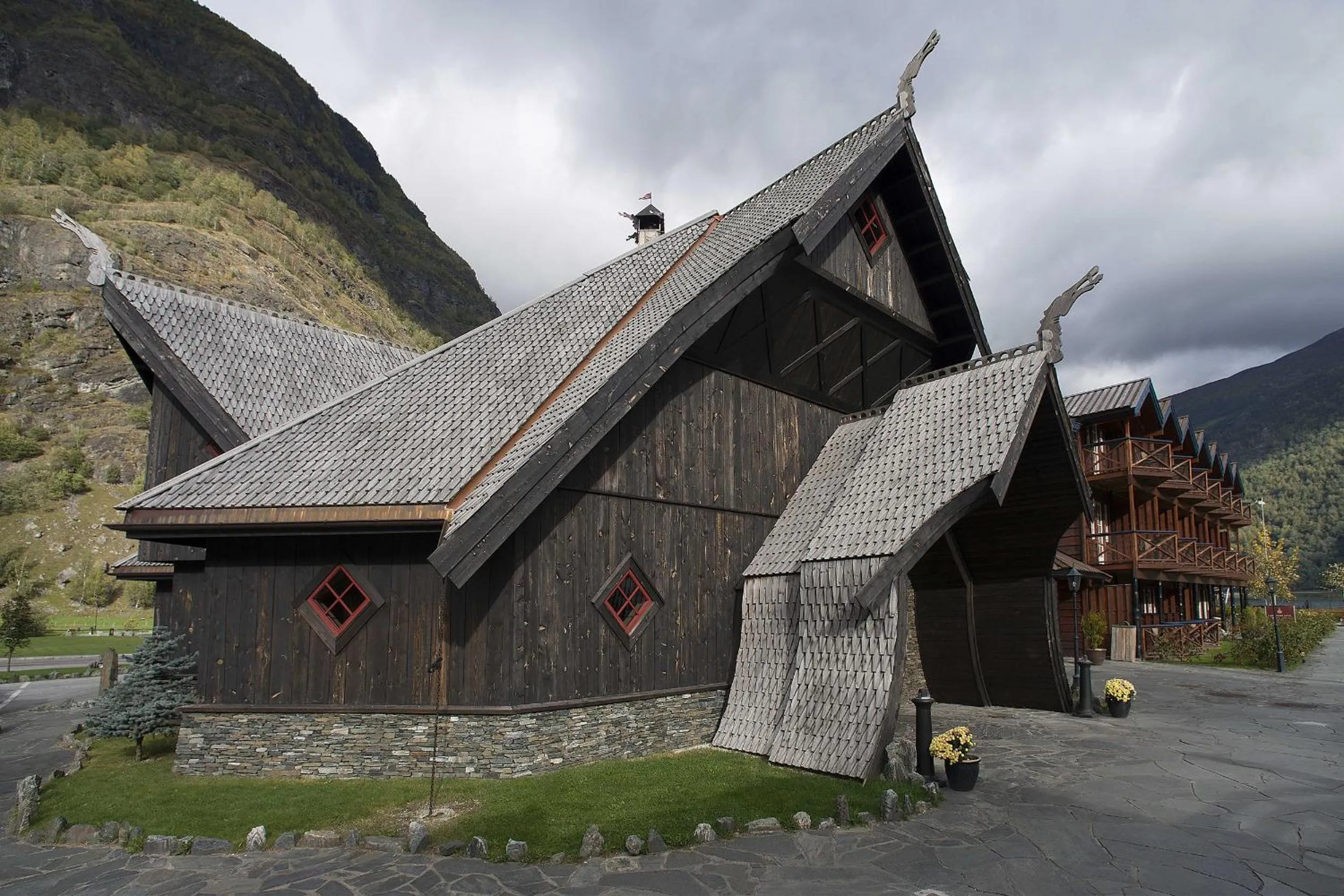 Property building in Flåmsbrygga Hotel