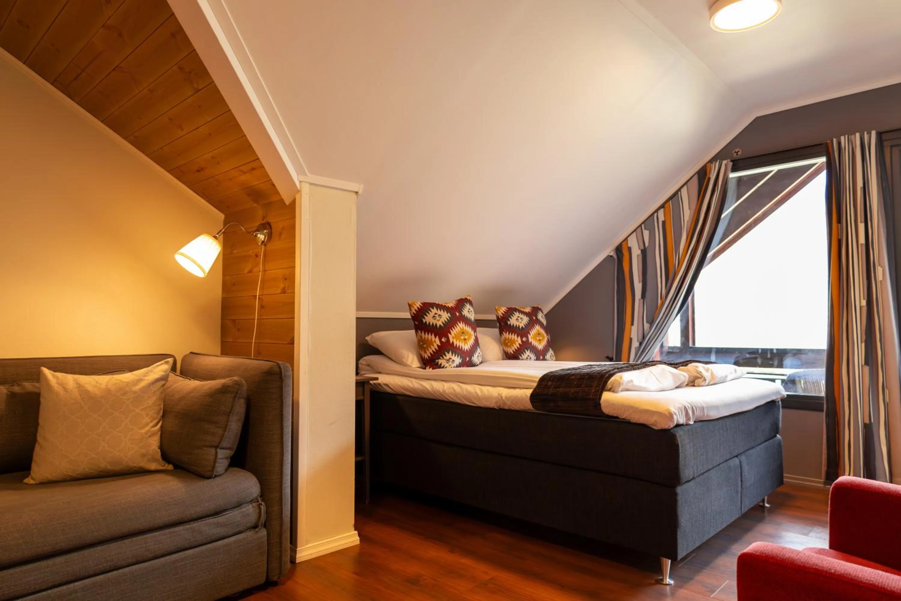 Bedroom, Bed in Flåmsbrygga Hotel