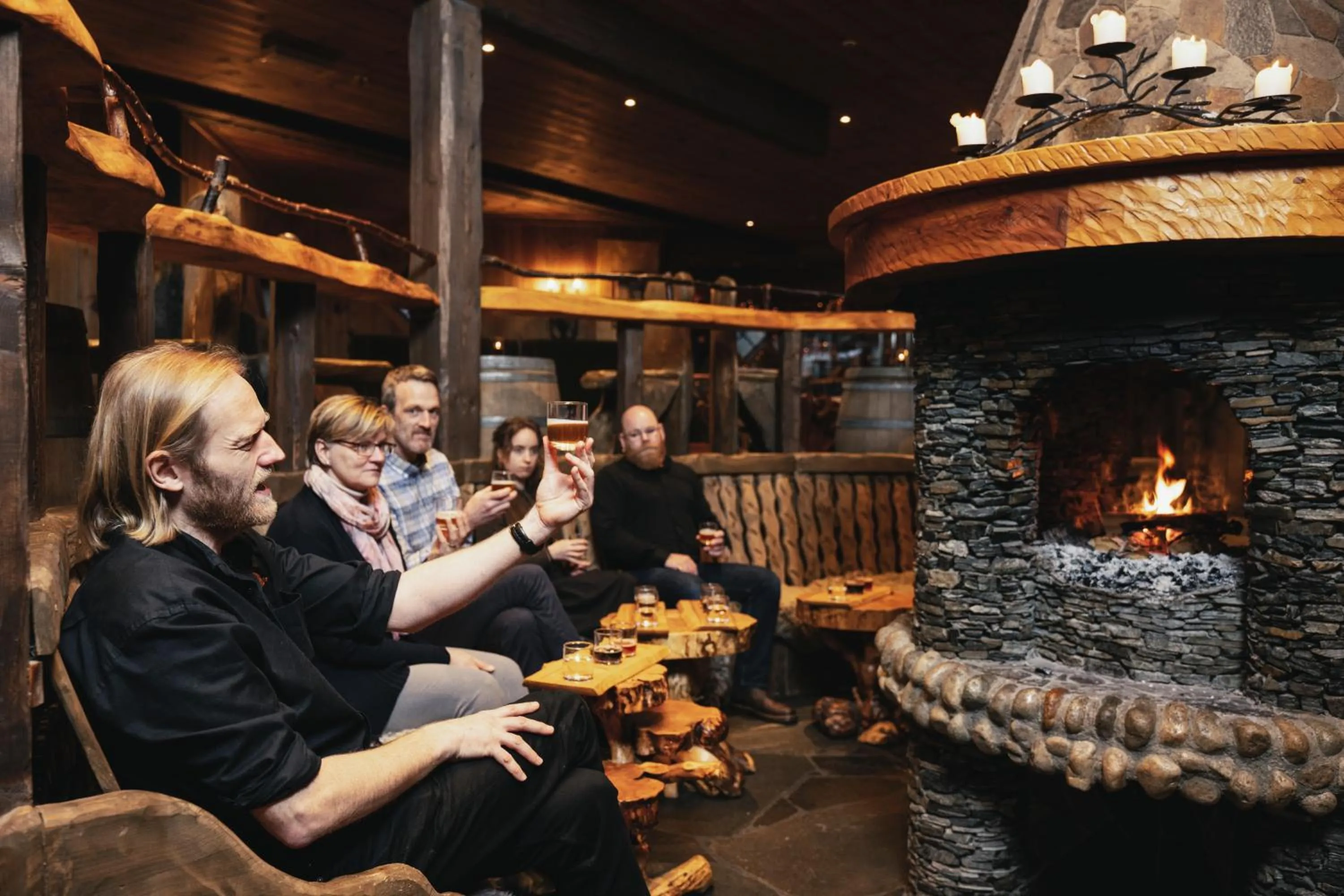 Lounge or bar in Flåmsbrygga Hotel