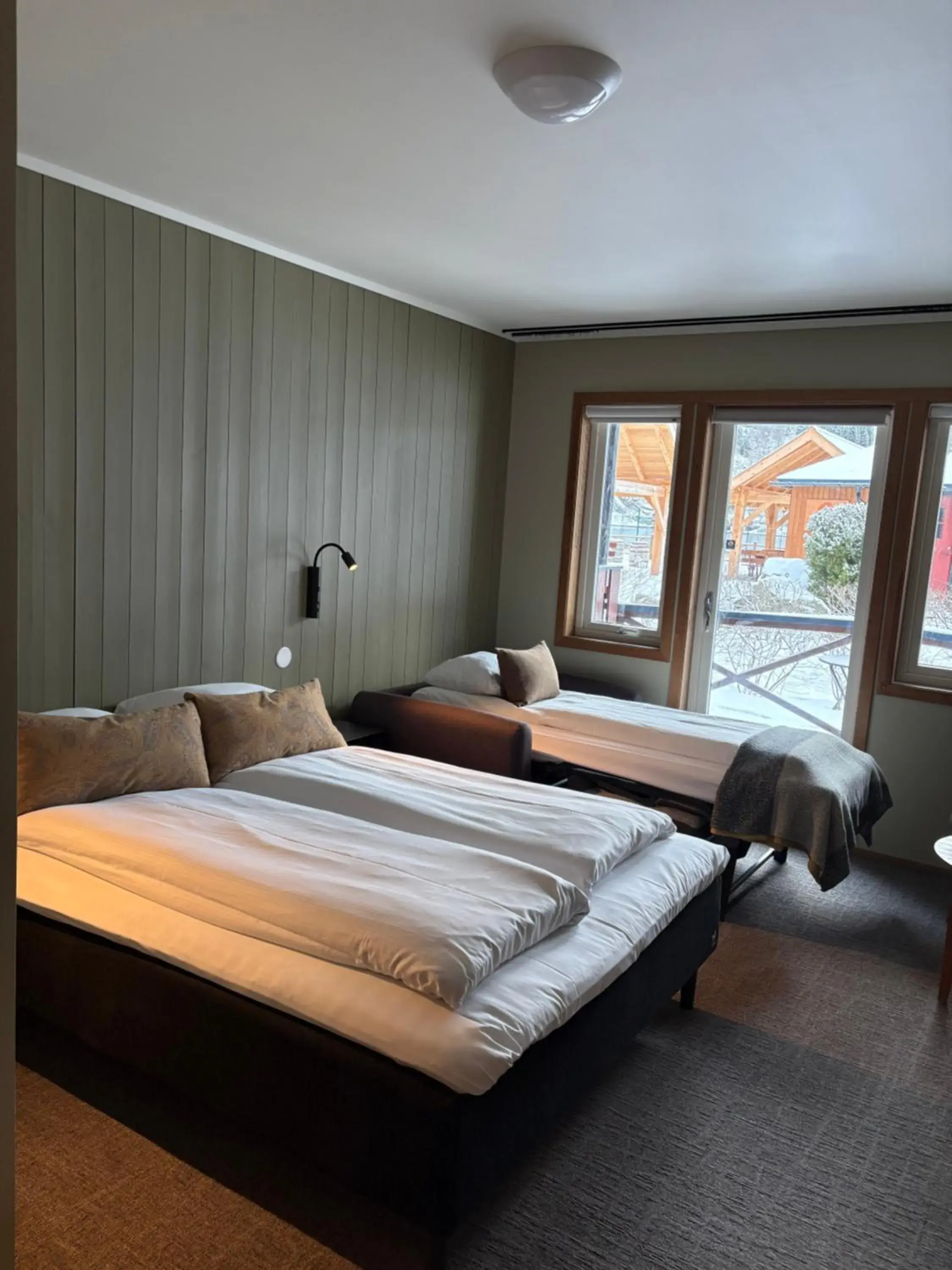 Triple Room with Terrace - single occupancy in Flåmsbrygga Hotel Triple Room with Terrace - single occupancy in Flåmsbrygga Hotel